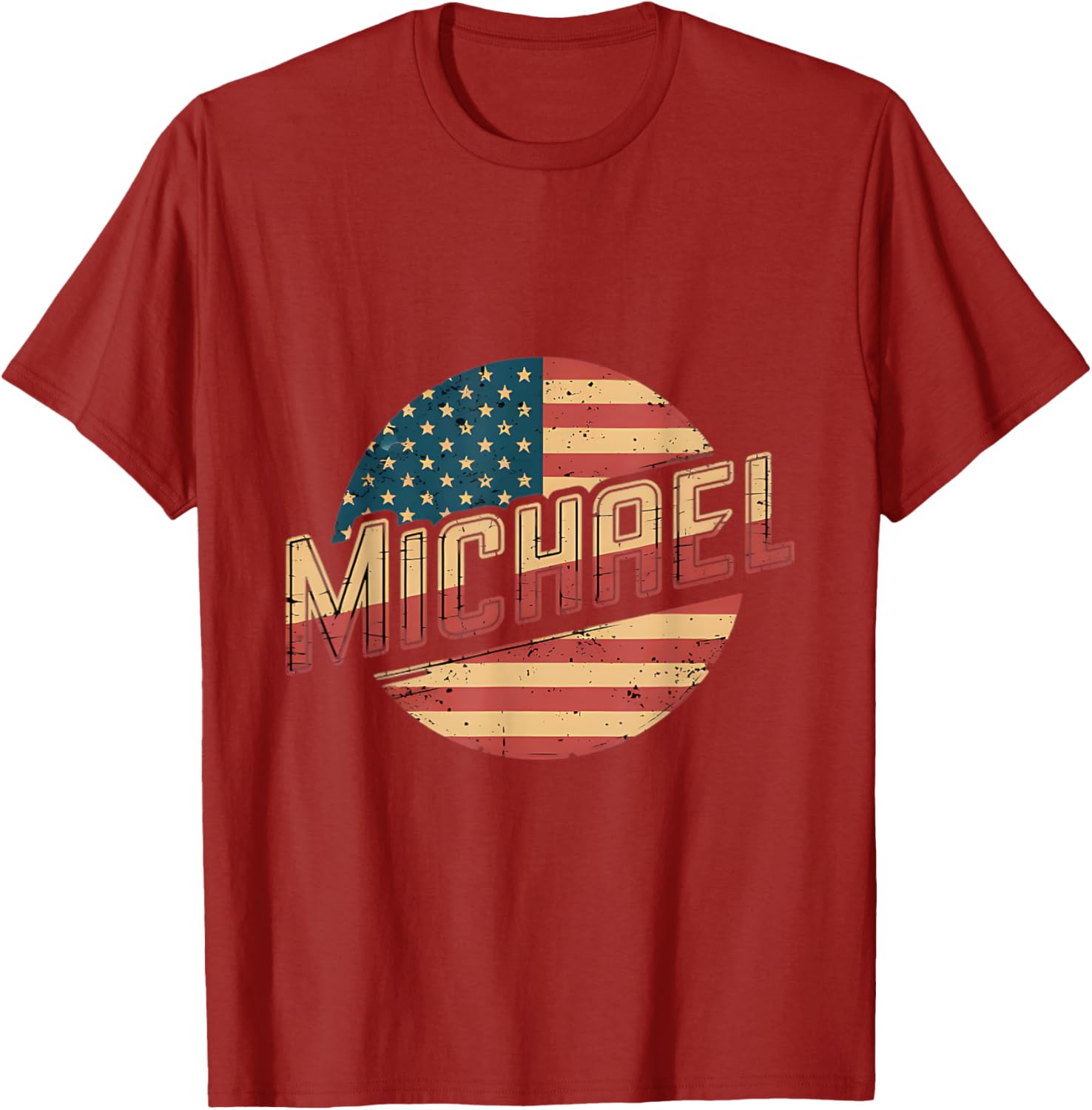 Personalized Michael USA Flag Patriot T-Shirt for Proud Americans - 10