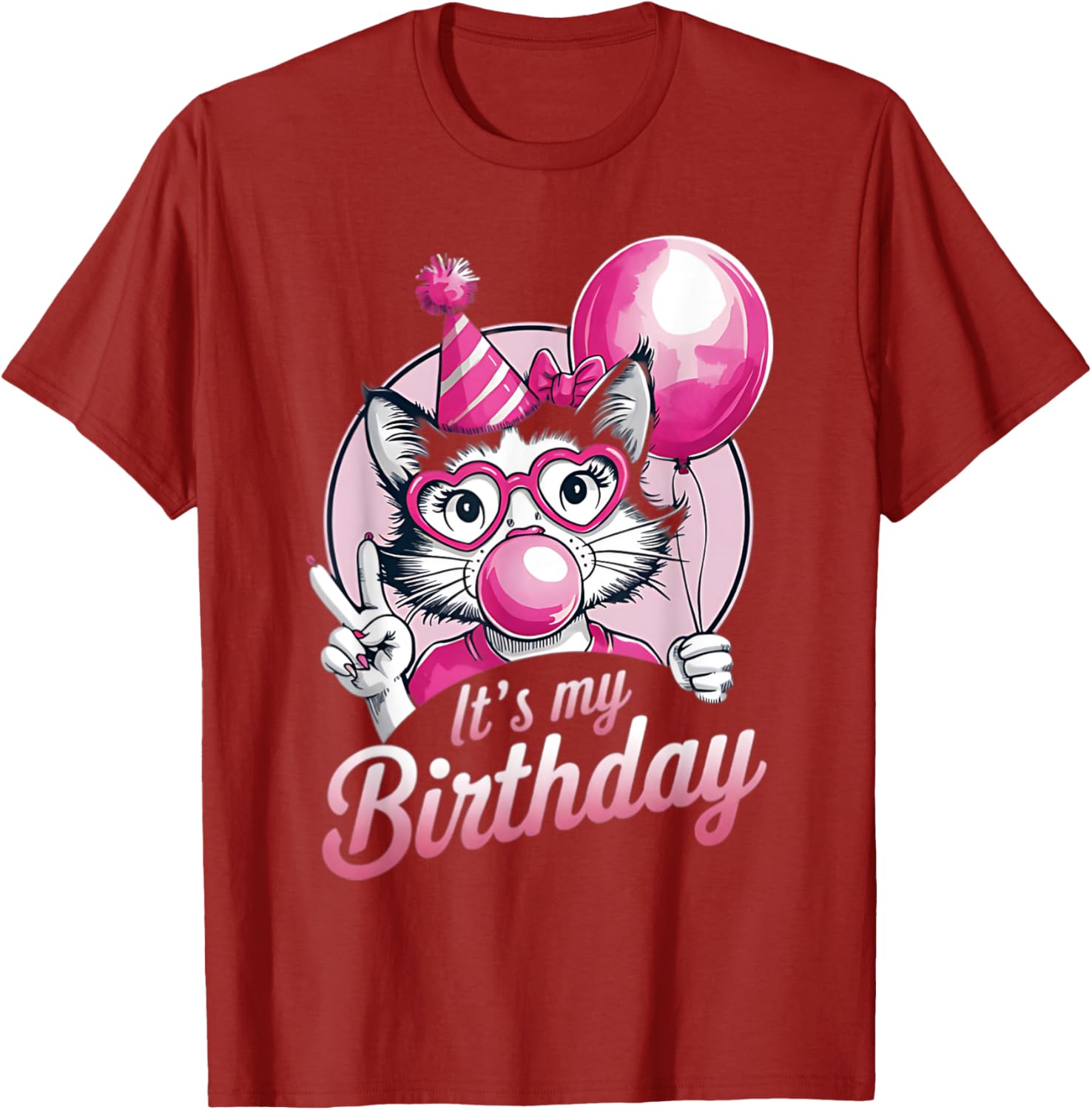 Retro Vintage Monkey Birthday Girls T-Shirt Fun Party Apparel - 4