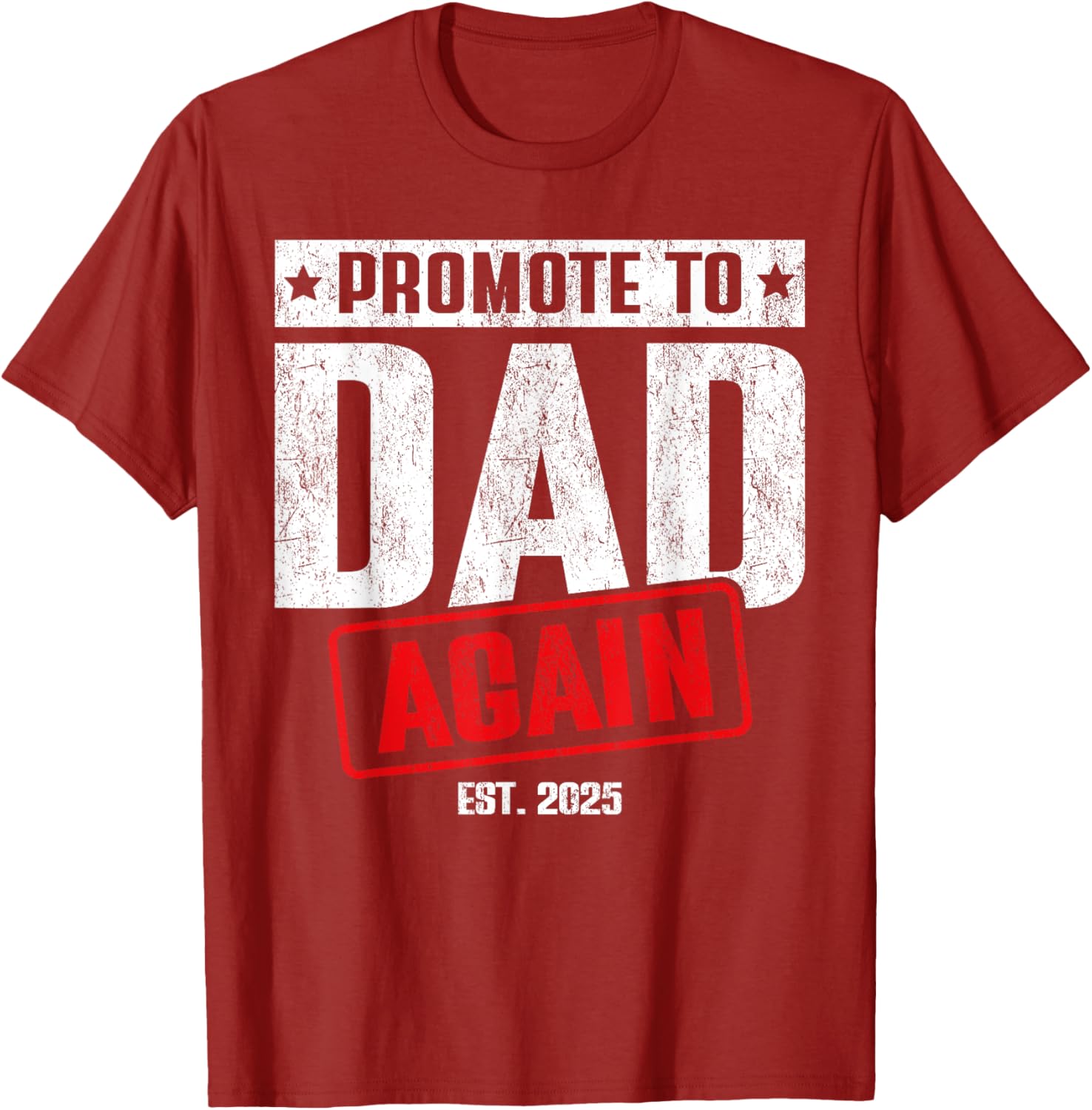 Vintage Retro Dad 2025 T-Shirt for Men - Perfect Gift for New Dads - 14