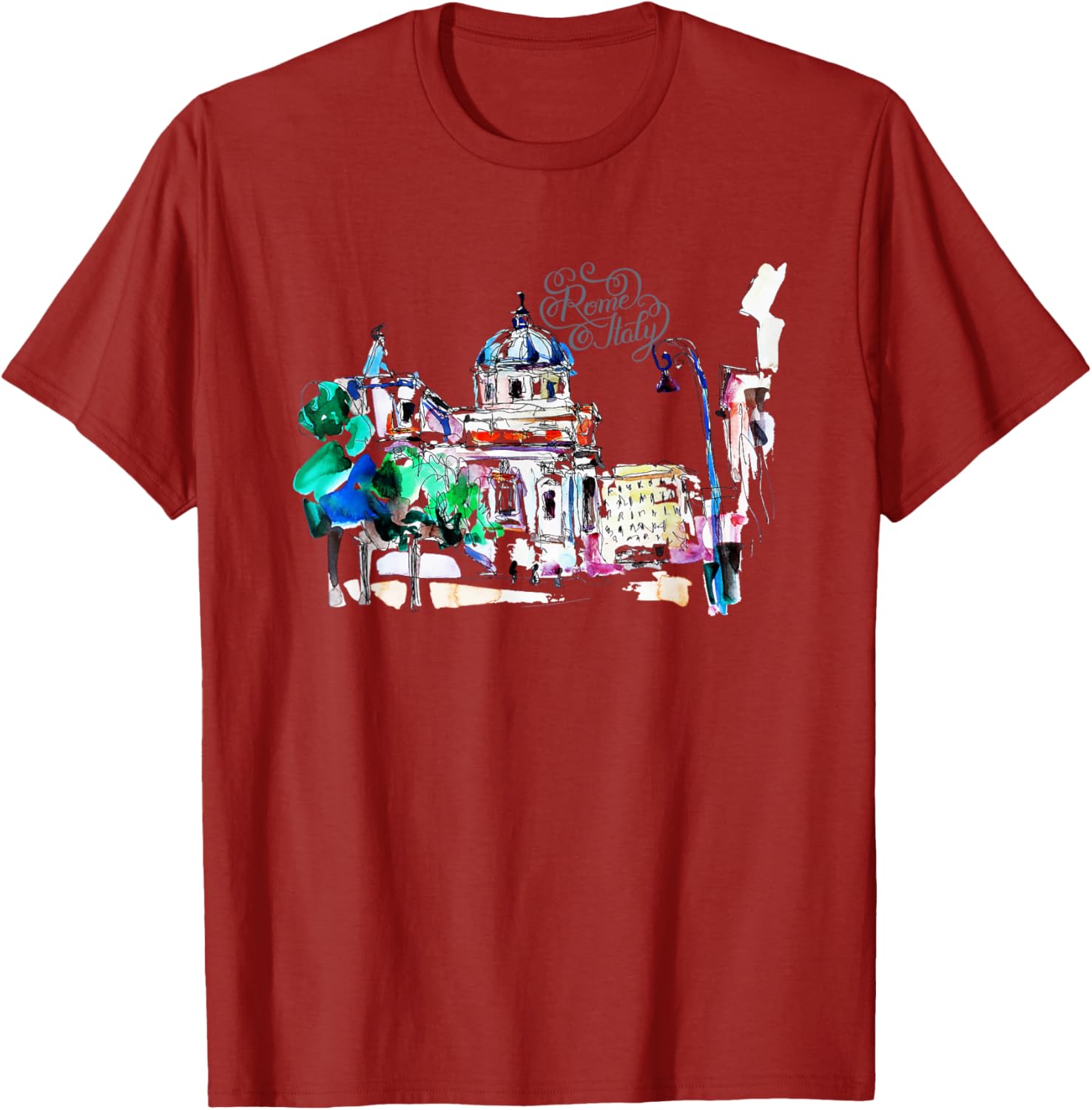 Retro Vintage Rome Italy Souvenir T-Shirt for Travelers and Tourists - 10