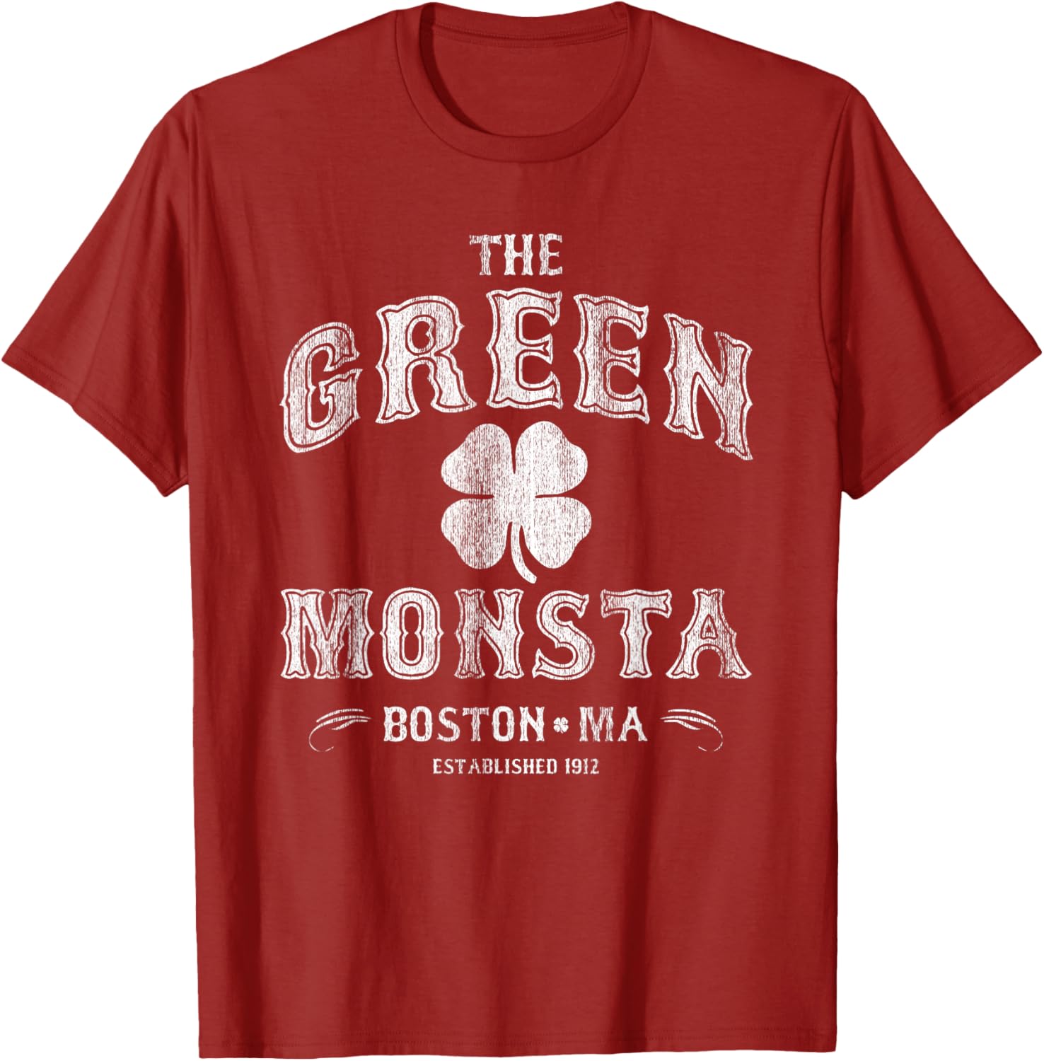 The Green Monsta Boston T-Shirt Perfect for Game Day or St. Patrick's Day - 3