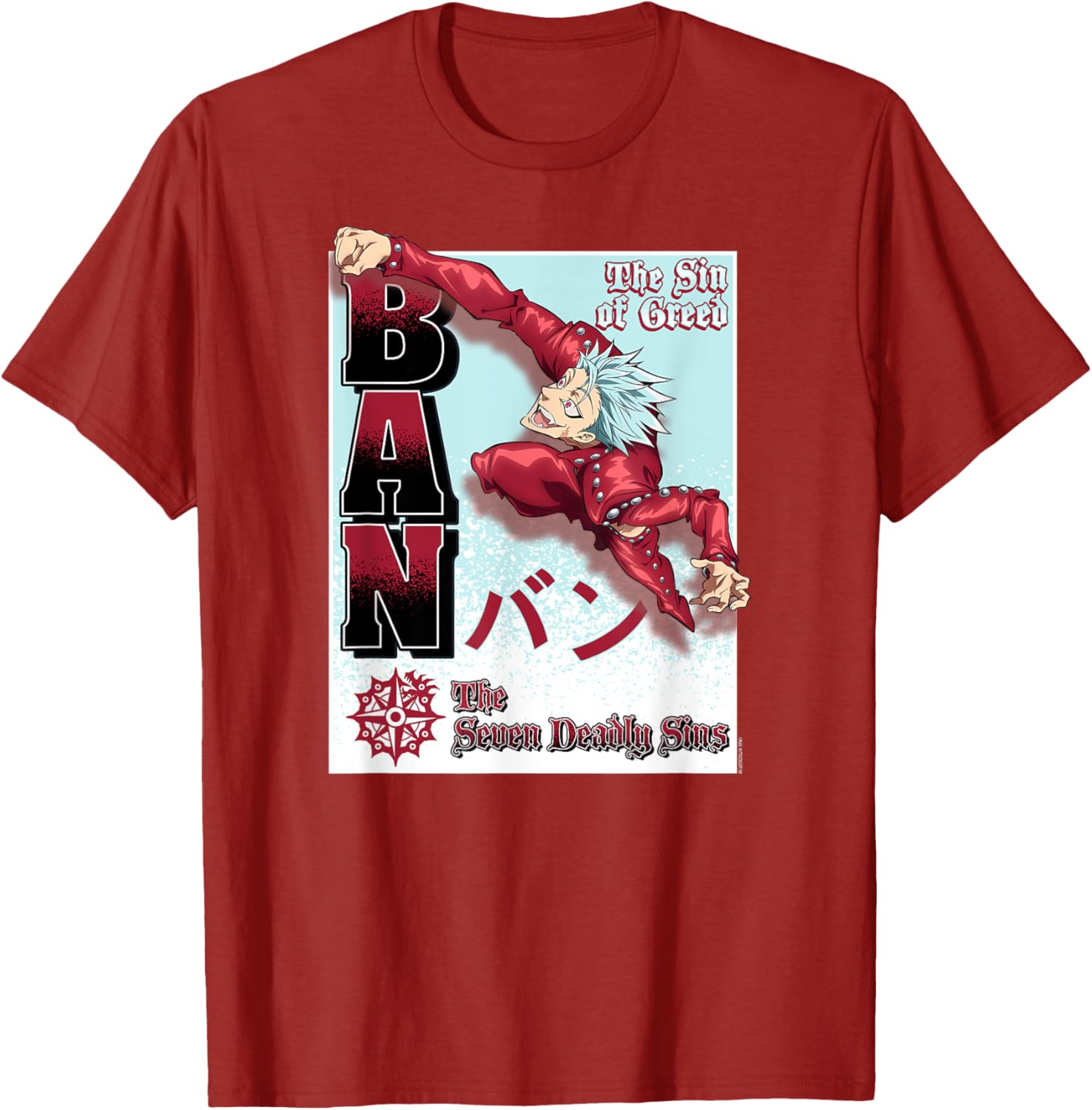 The Seven Deadly Sins Greed Anime T-Shirt for Fans and Collectors - 2