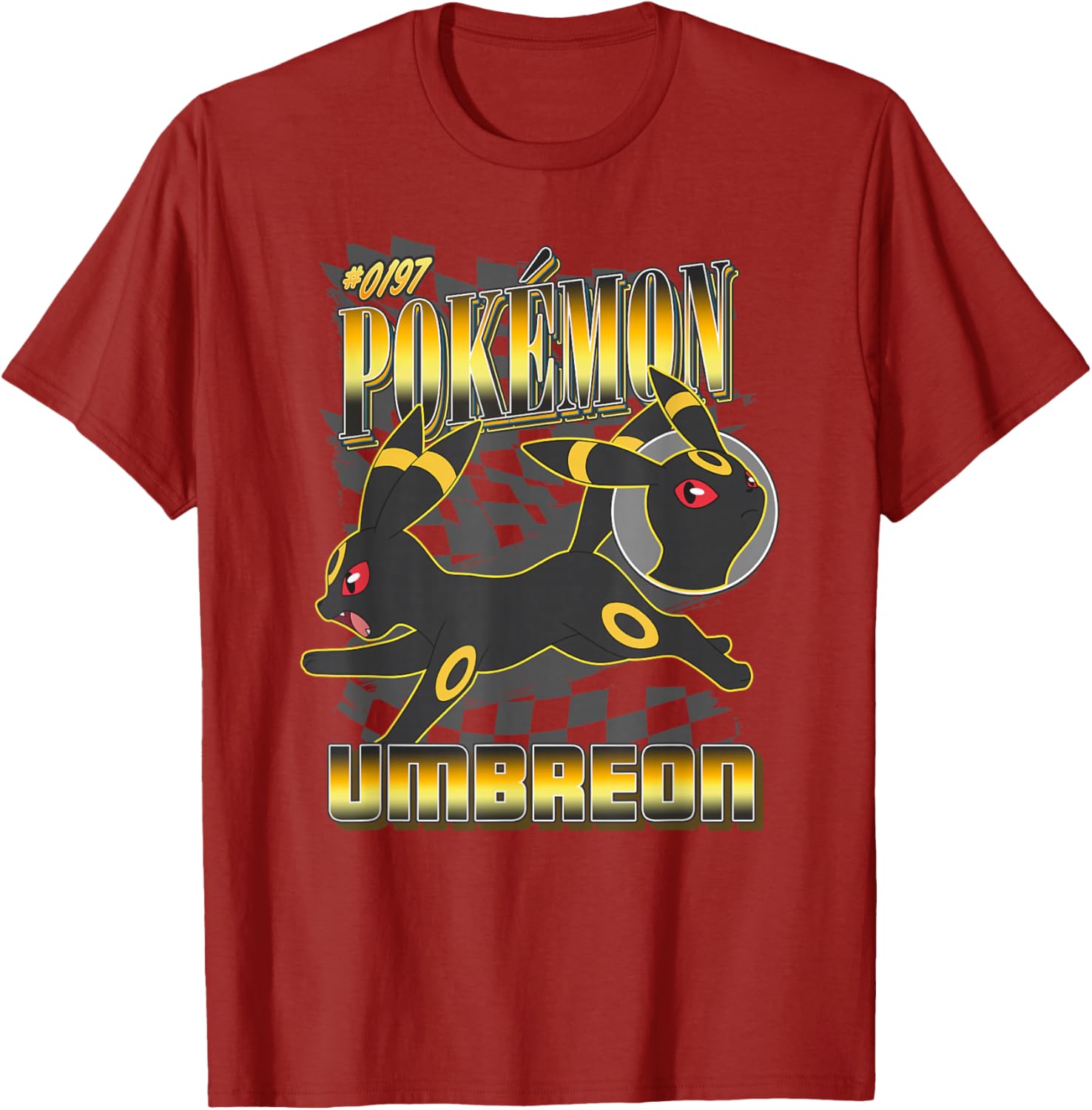 Pokémon 0197 Umbreon Racing Style Poster T-Shirt for Fans and Collectors - 21
