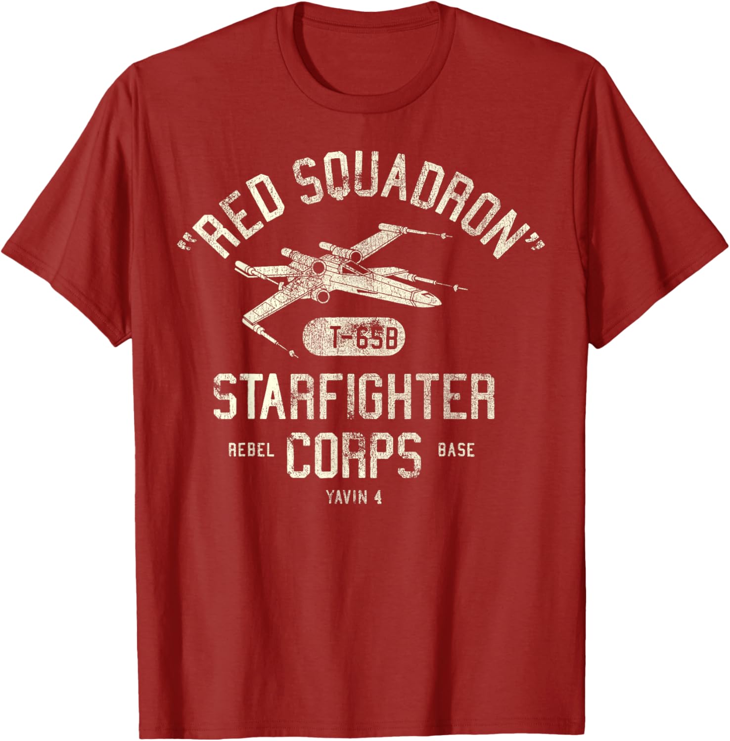 Star Wars X-Wing Starfighter Corps Collegiate T-Shirt for Fans - 9