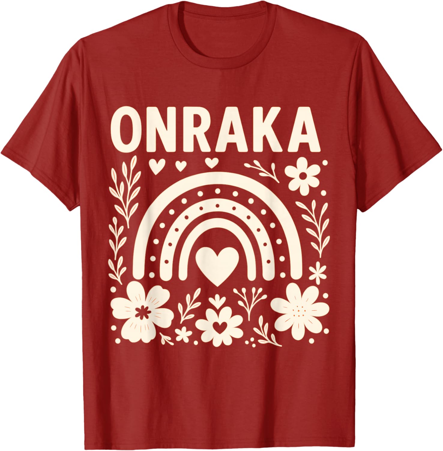 Onraka Bright Orange Rainbow Spirit T-Shirt for Colorful Style Lovers - 11