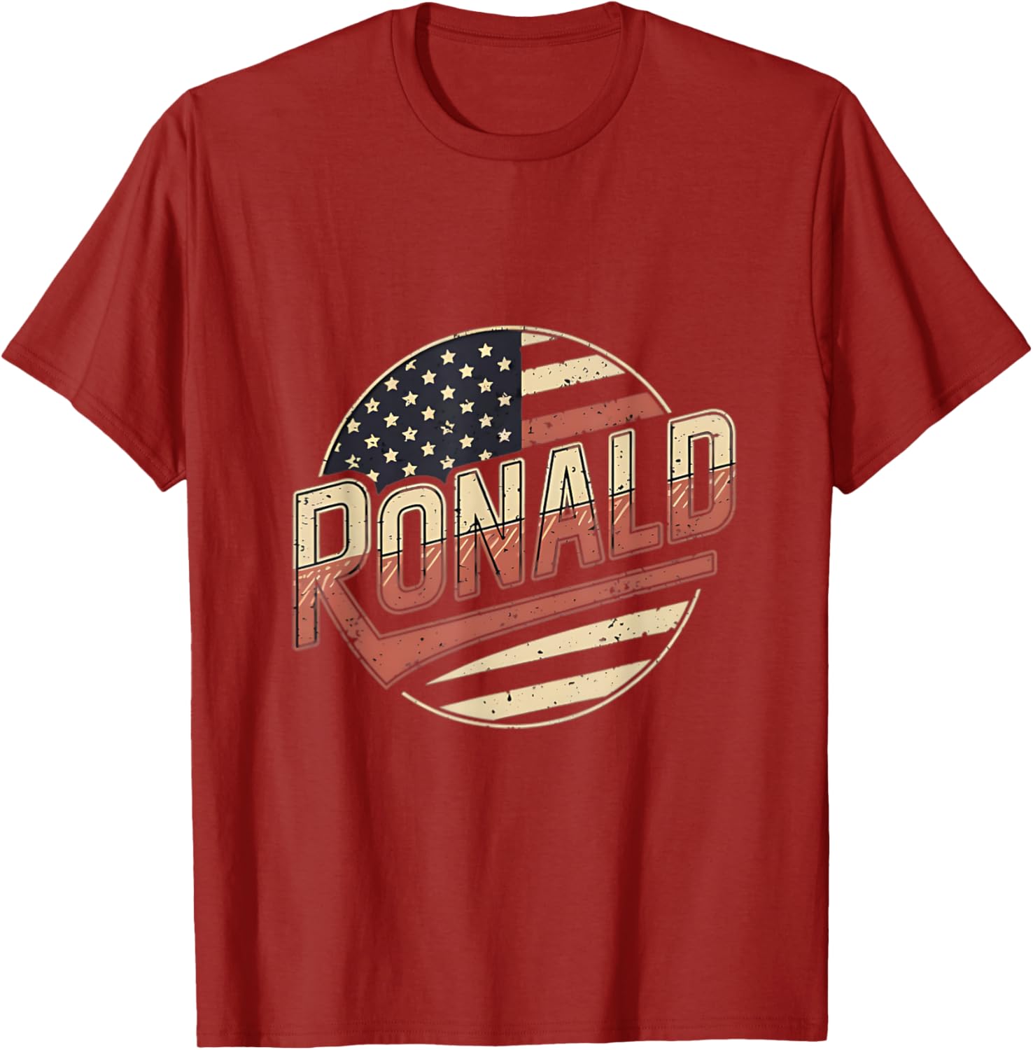Personalized Ronald Patriot T-Shirt with USA Flag Design for Fans - 3