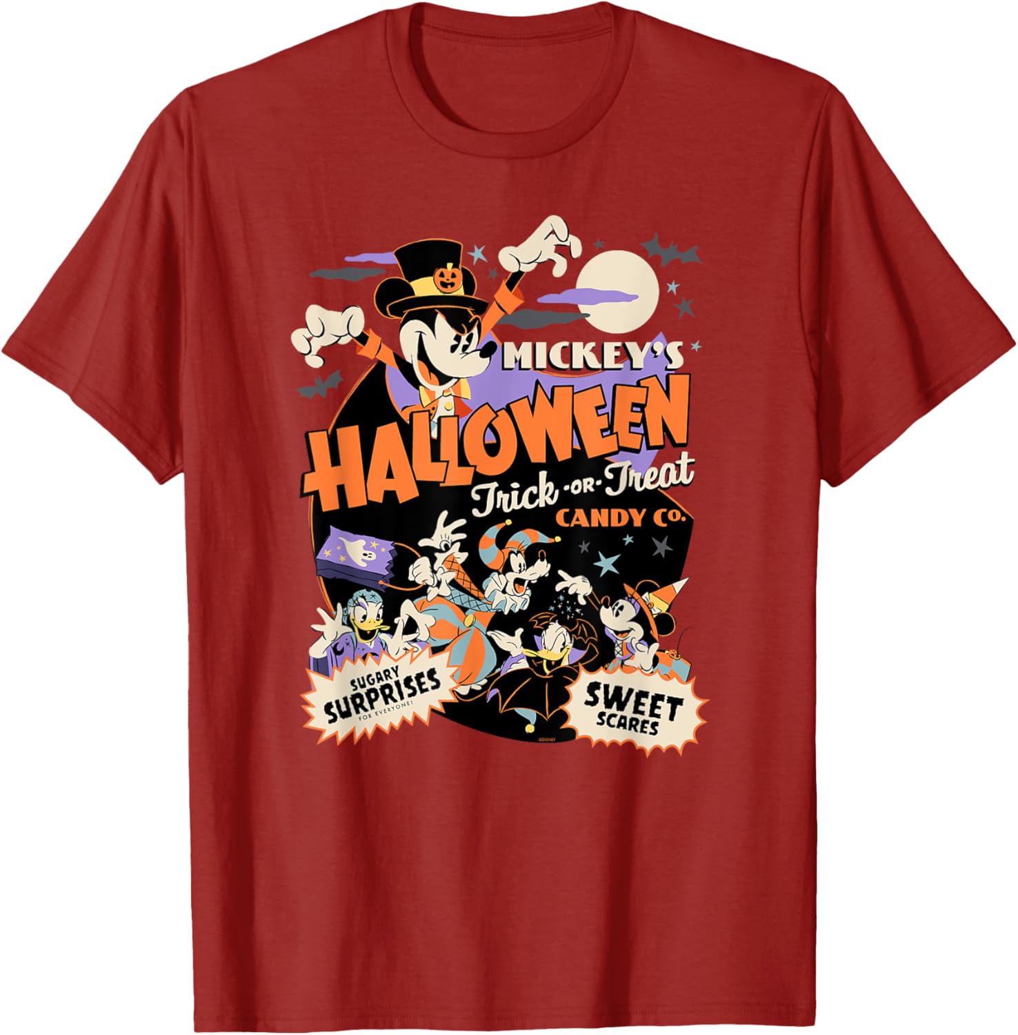 Disney Mickey Halloween Trick or Treat Candy Co T-Shirt for Kids - 1