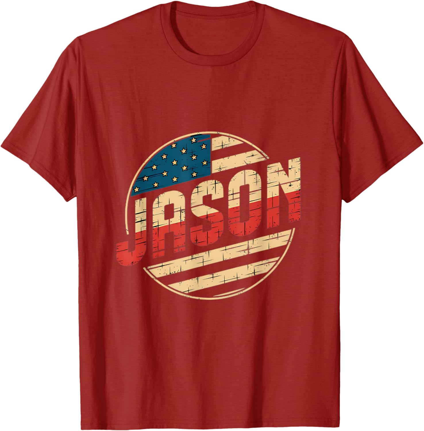 Personalized USA Flag Patriot T-Shirt for JASON - Unique Gift Idea - 2