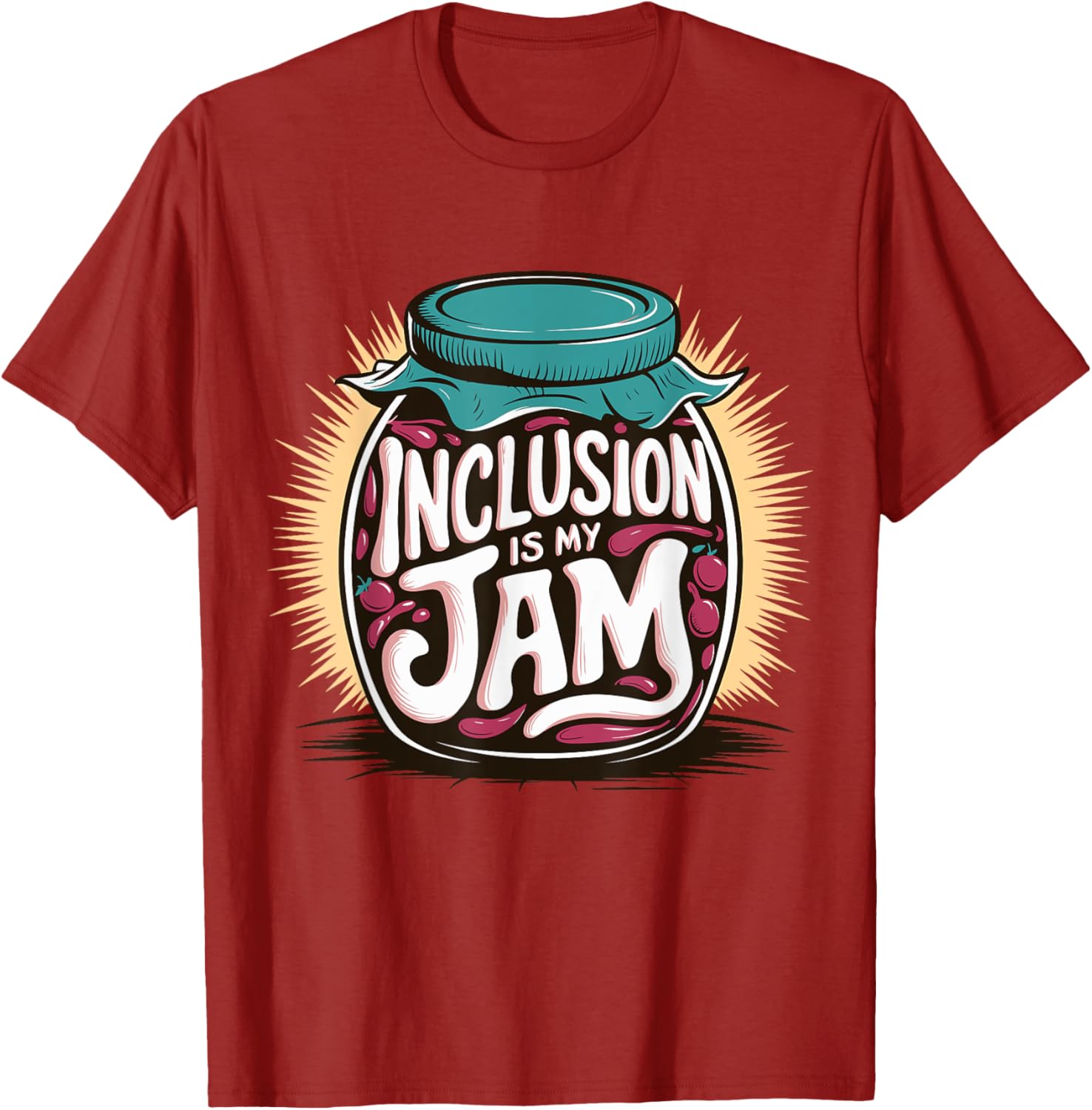 Inclusion Is My Jam T-Shirt for Special Ed SPED Teachers - Fun Apparel - 5