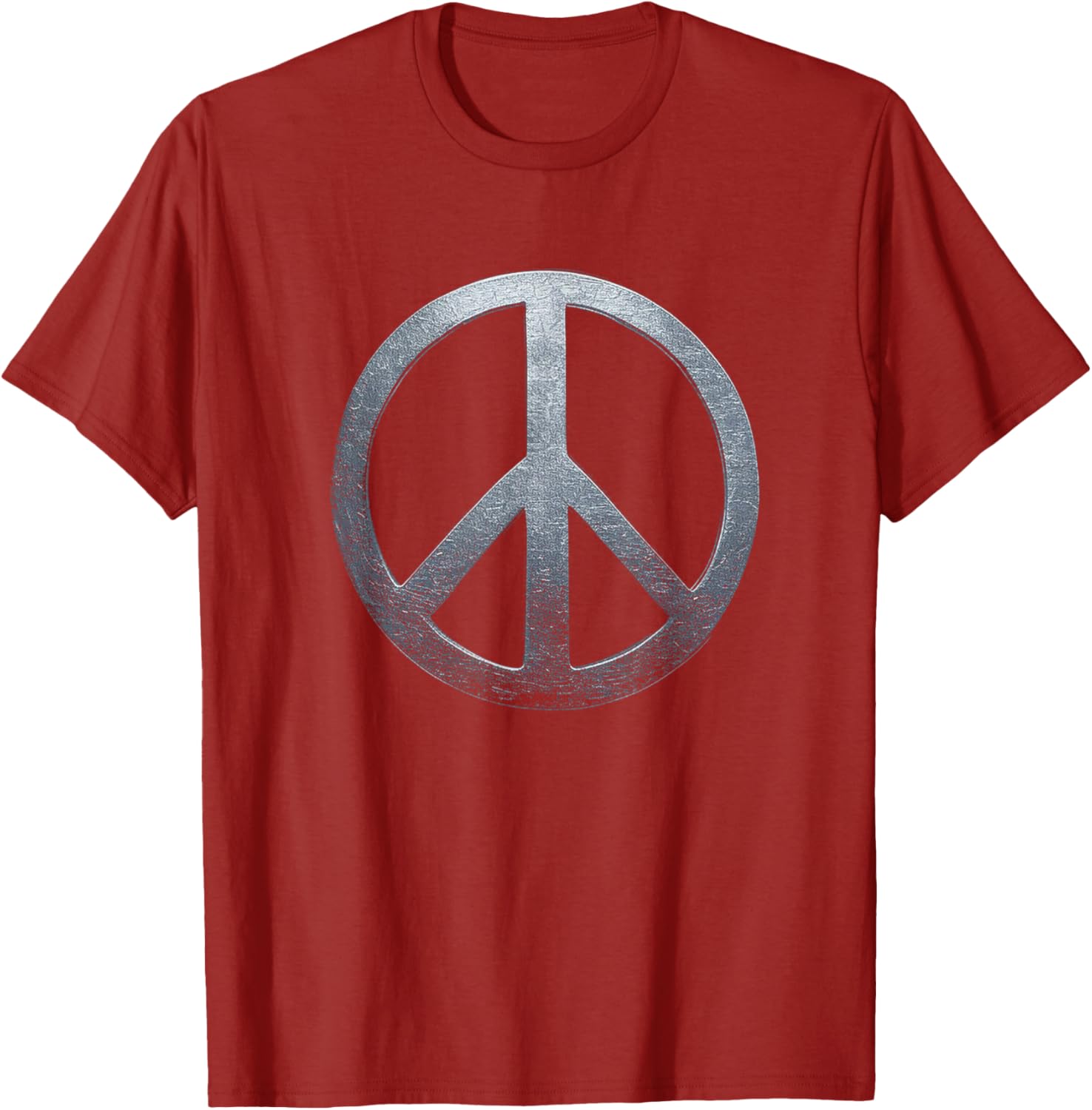Weathered Stone Peace Sign T-Shirt for Comfortable, Stylish Everyday Wear - 15