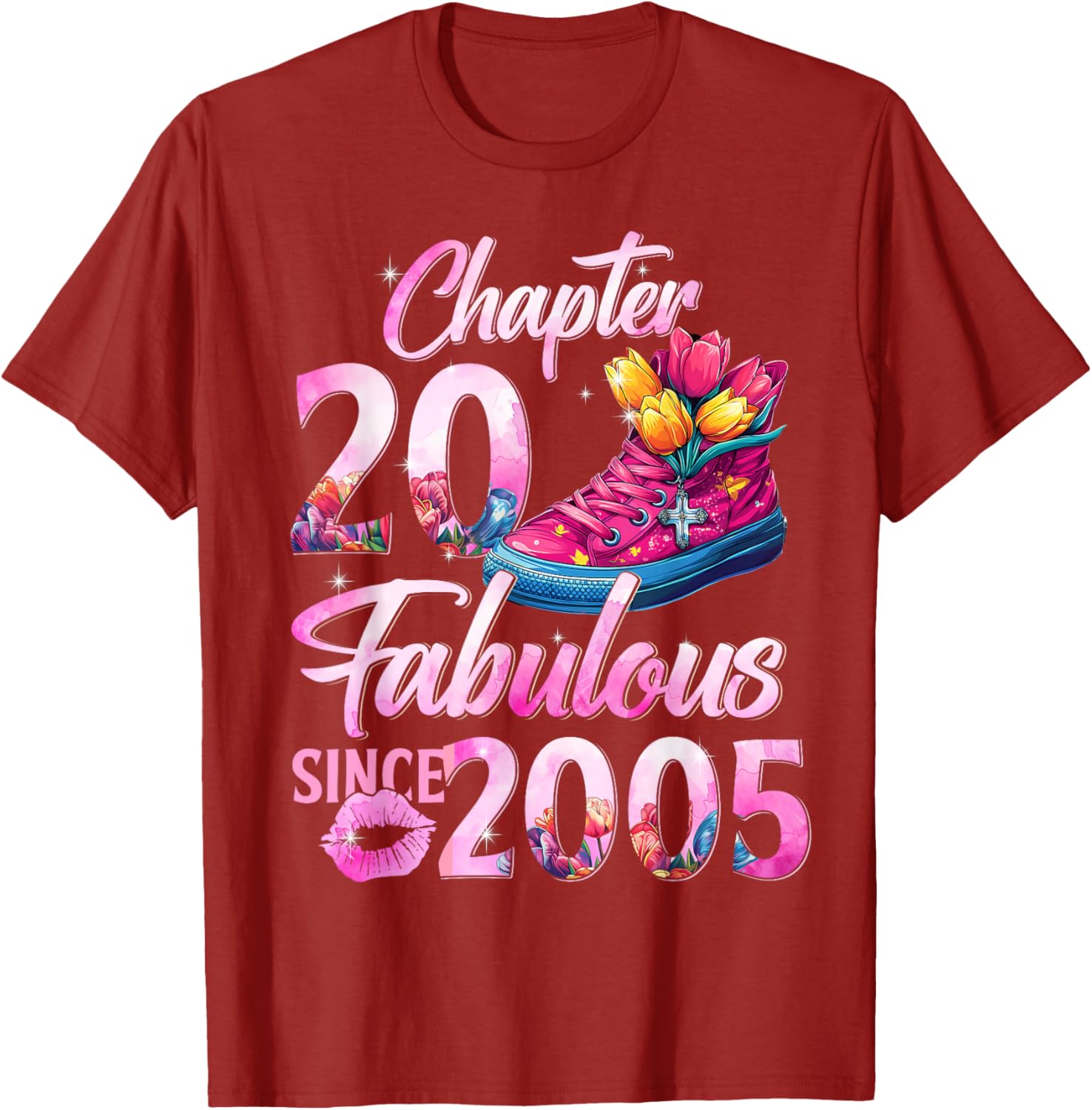 20th Birthday Queen T-Shirt Perfect Gift for 2005 EST Celebration - 4