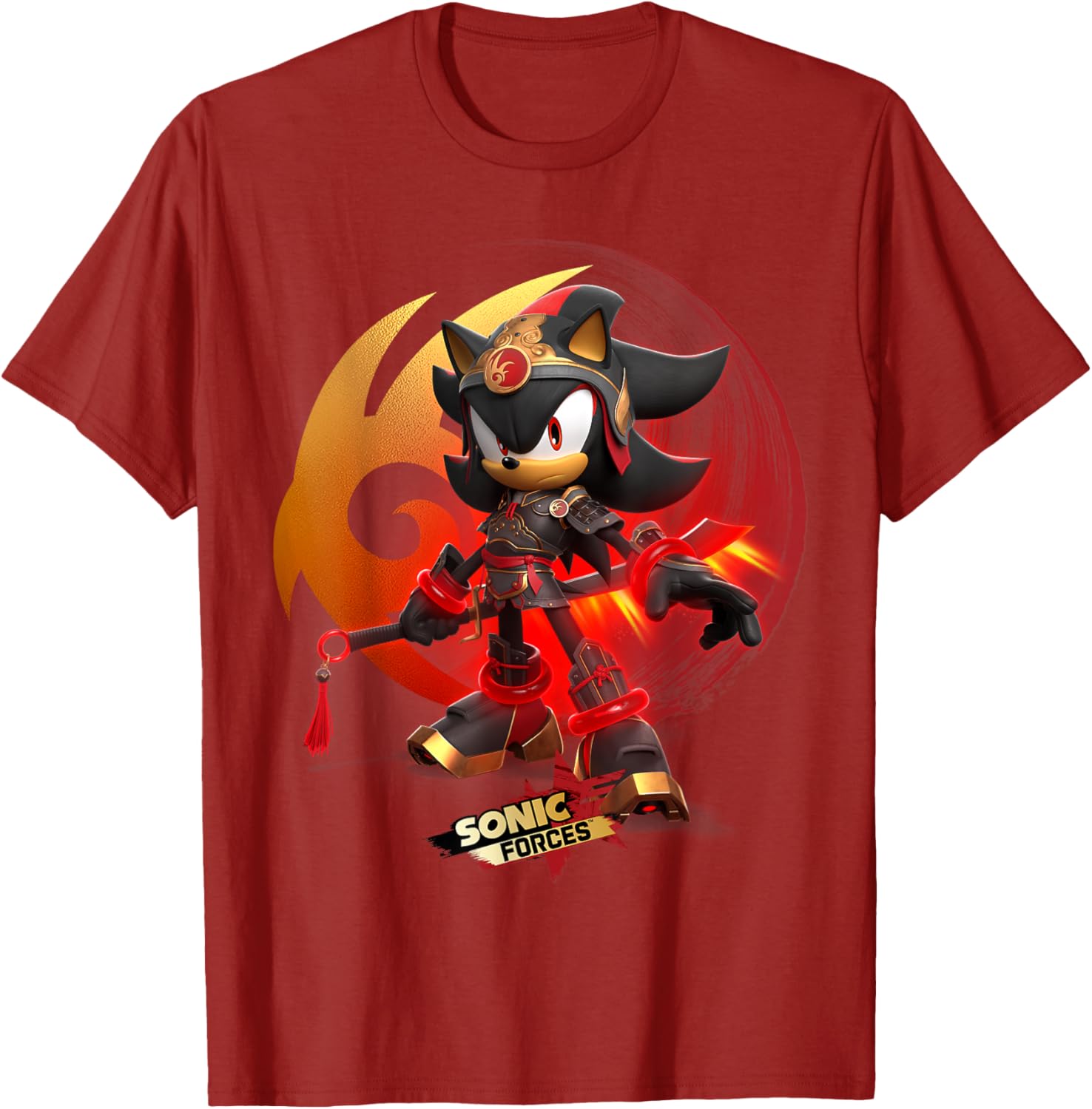 Sonic Forces Warrior Shadow T-Shirt for Fans of Sonic Adventures - 15
