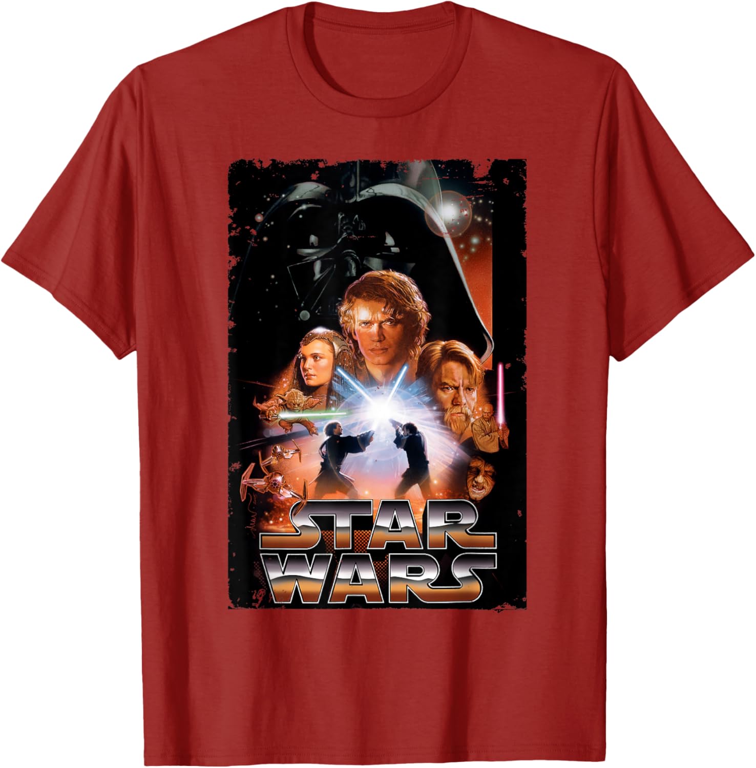 Vintage Star Wars Revenge of the Sith T-Shirt for Disney Fans - 8