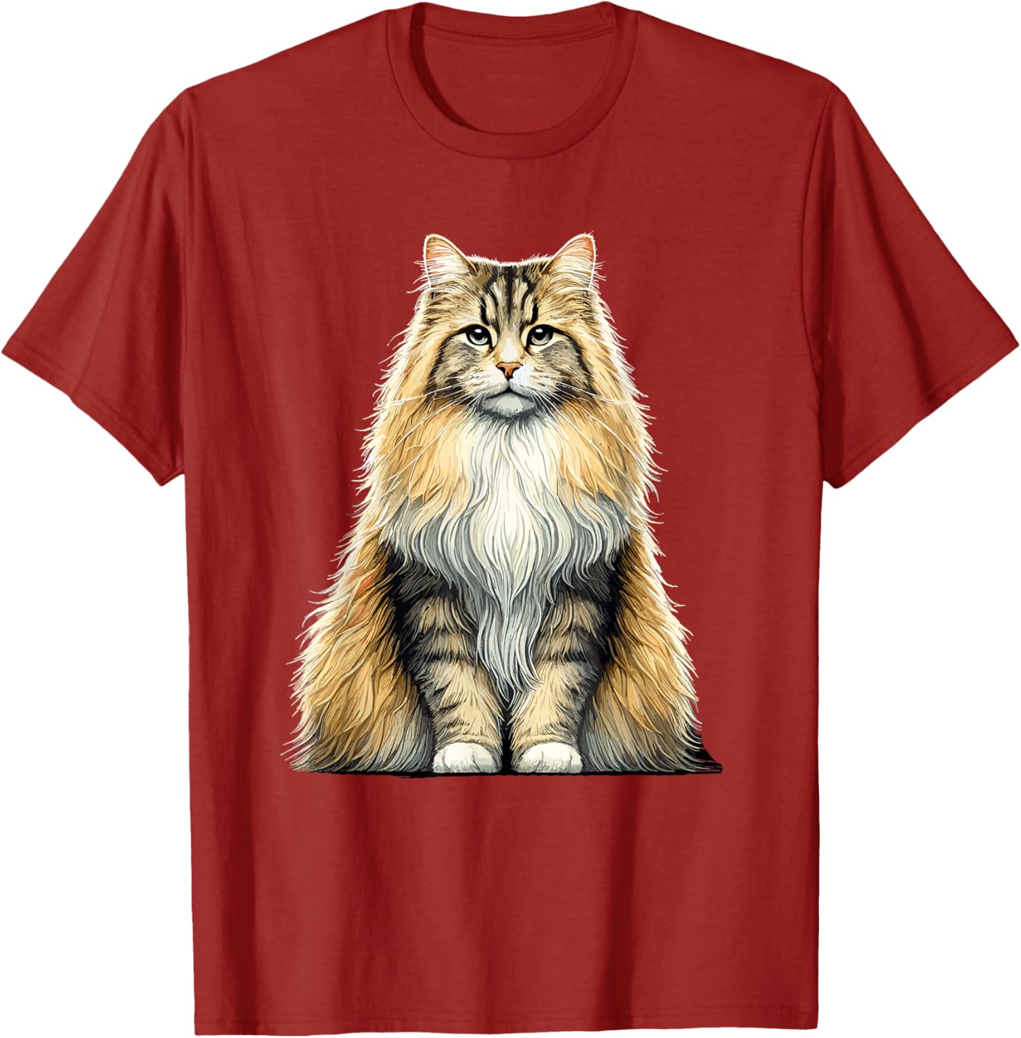 Norwegian Forest Cat T-Shirt for Cat Lovers - Cute and Comfy Design - 24