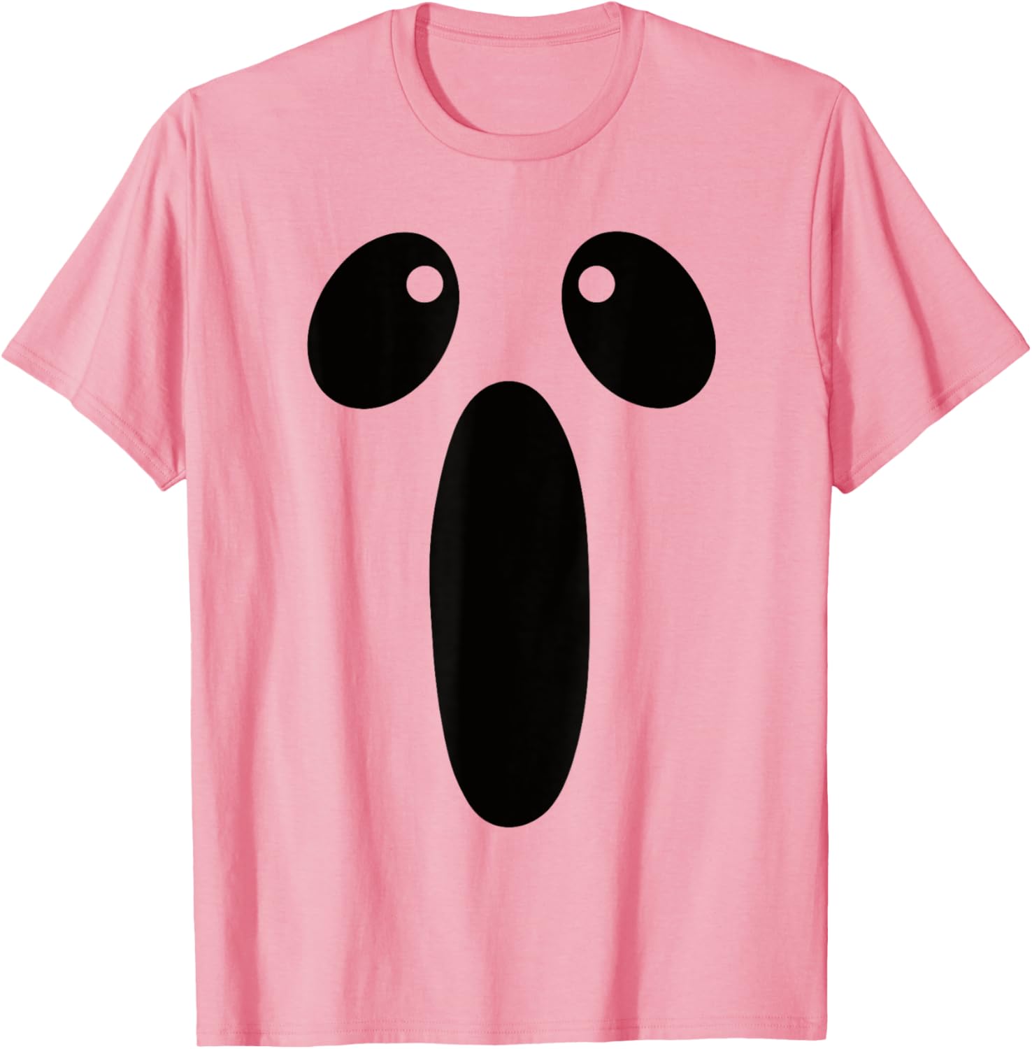 Funny Ghost Face Halloween Costume T-Shirt for Lazy Celebrations - 4