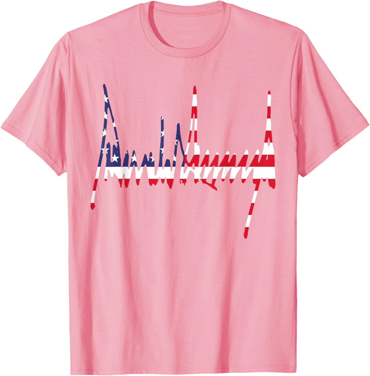 Signature US Flag Number 47 Jersey 45th Anniversary 4th of July Tee - 22
