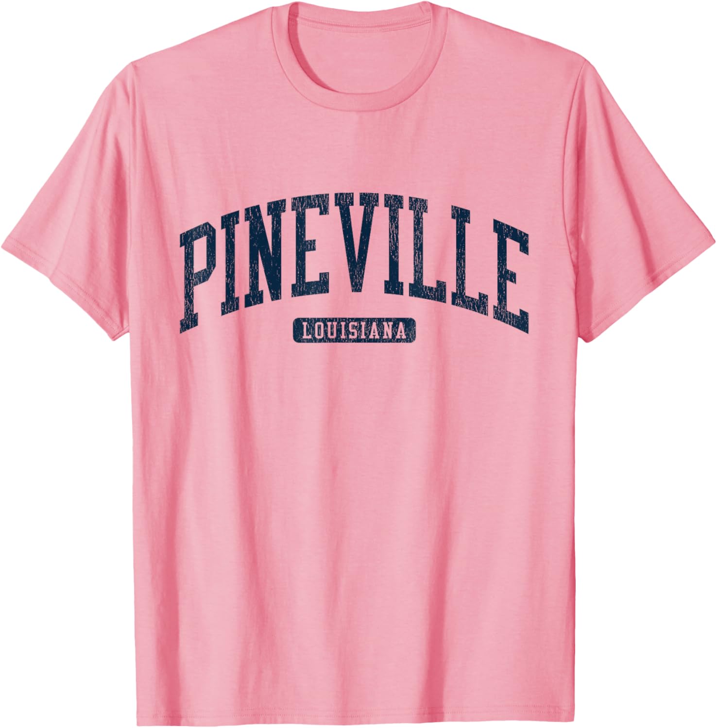 Pineville Louisiana College Blue T-Shirt for Students and Alumni - 4