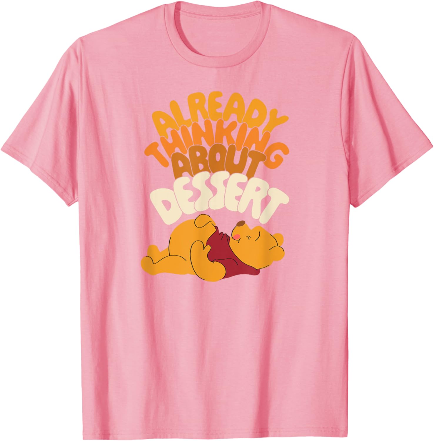 Winnie the Pooh Thanksgiving Dessert T-Shirt for Cozy Family Gatherings - 1