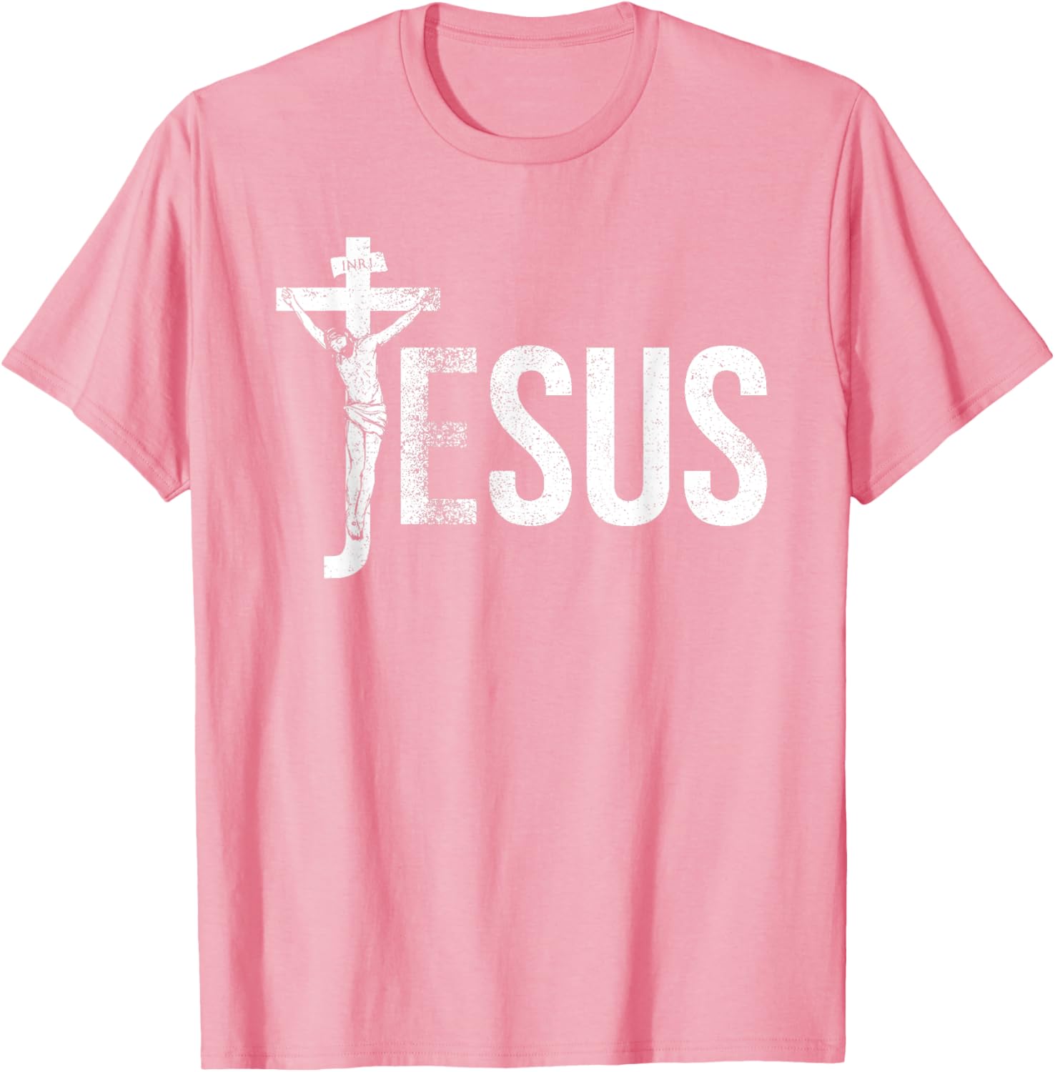 Vintage Jesus Christ Crucifixion T-Shirt with Crown of Thorns Design - 23