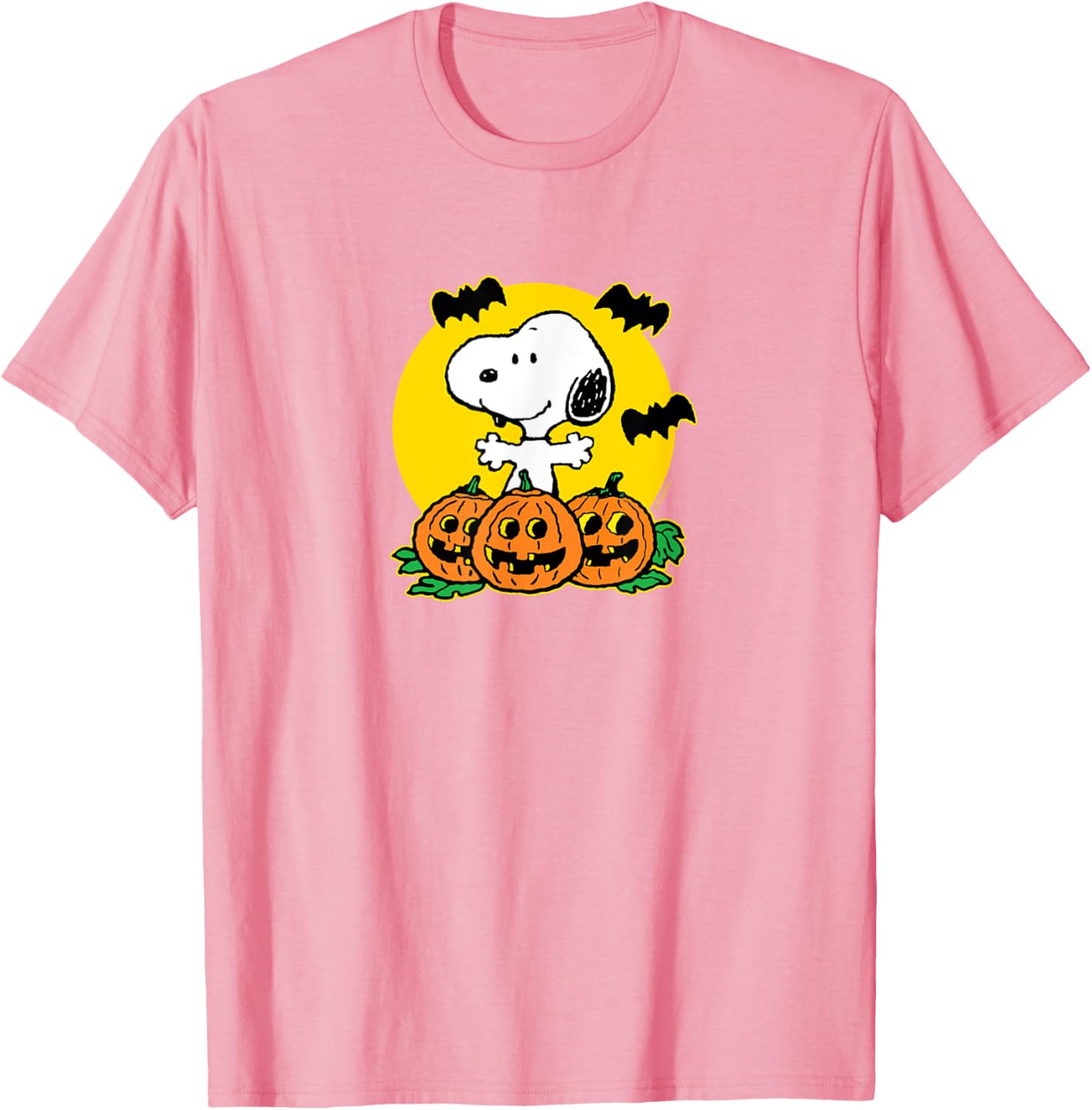 Snoopy Pumpkin Patch Halloween T-Shirt for Peanuts Fans - Fun Apparel - 6