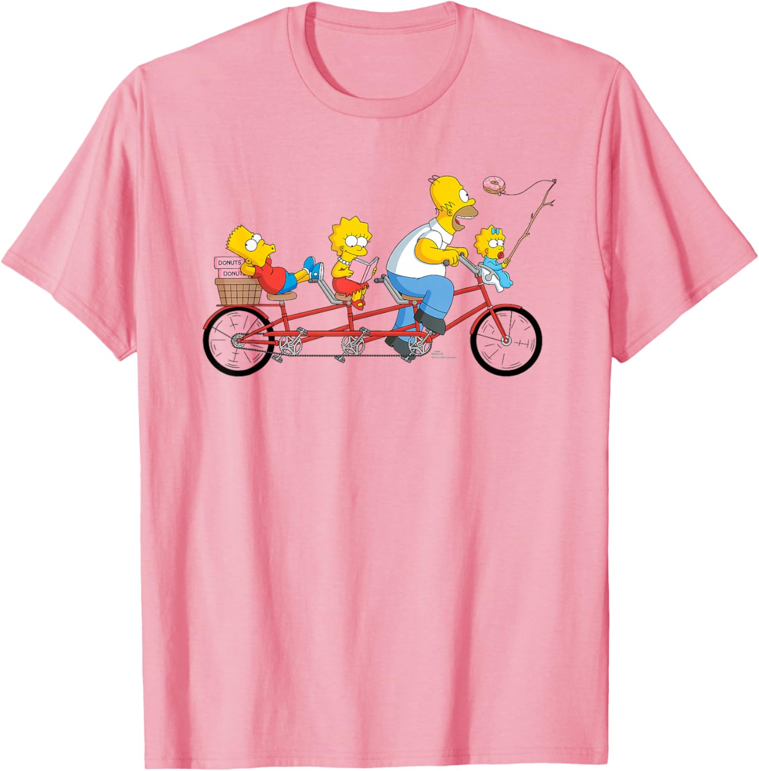 The Simpsons Father's Day Homer Kids Bike Ride T-Shirt for Dad - 16
