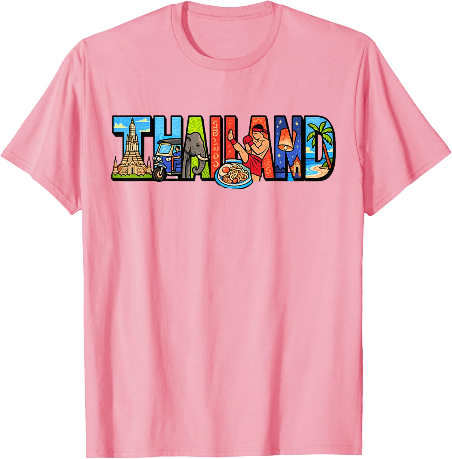 Thailand Souvenir T-Shirt for Thai Culture Lovers - Unique Travel Gift - 9