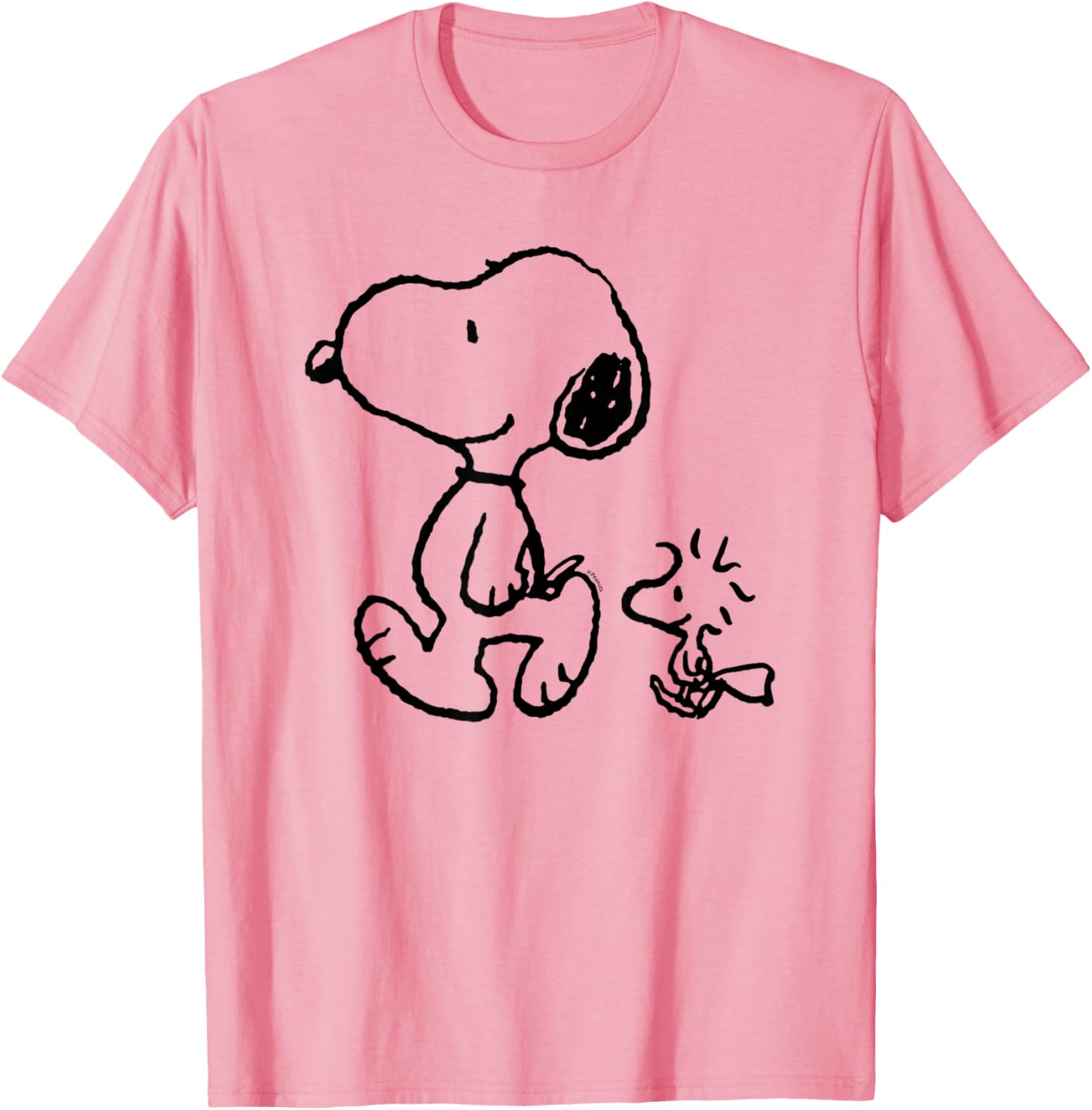 Snoopy Woodstock Walk T-Shirt Fun Peanuts Graphic Tee for Fans - 3