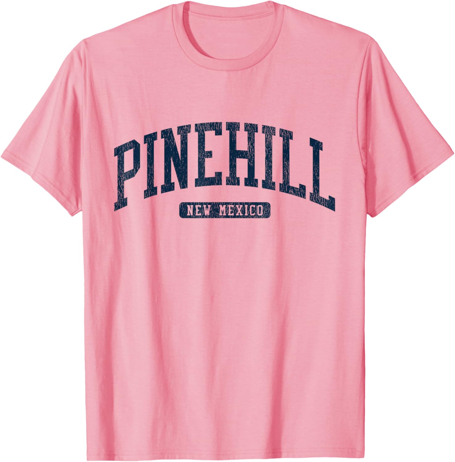 Pinehill New Mexico College Style Blue T-Shirt for Students and Fans - 7