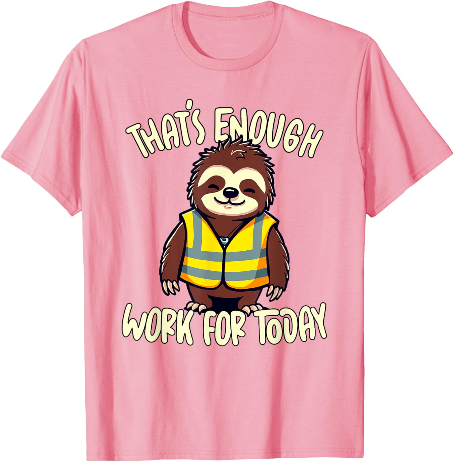 Sloth Lazy Coworker T-Shirt Perfect for a Relaxed Workday Vibes - 3