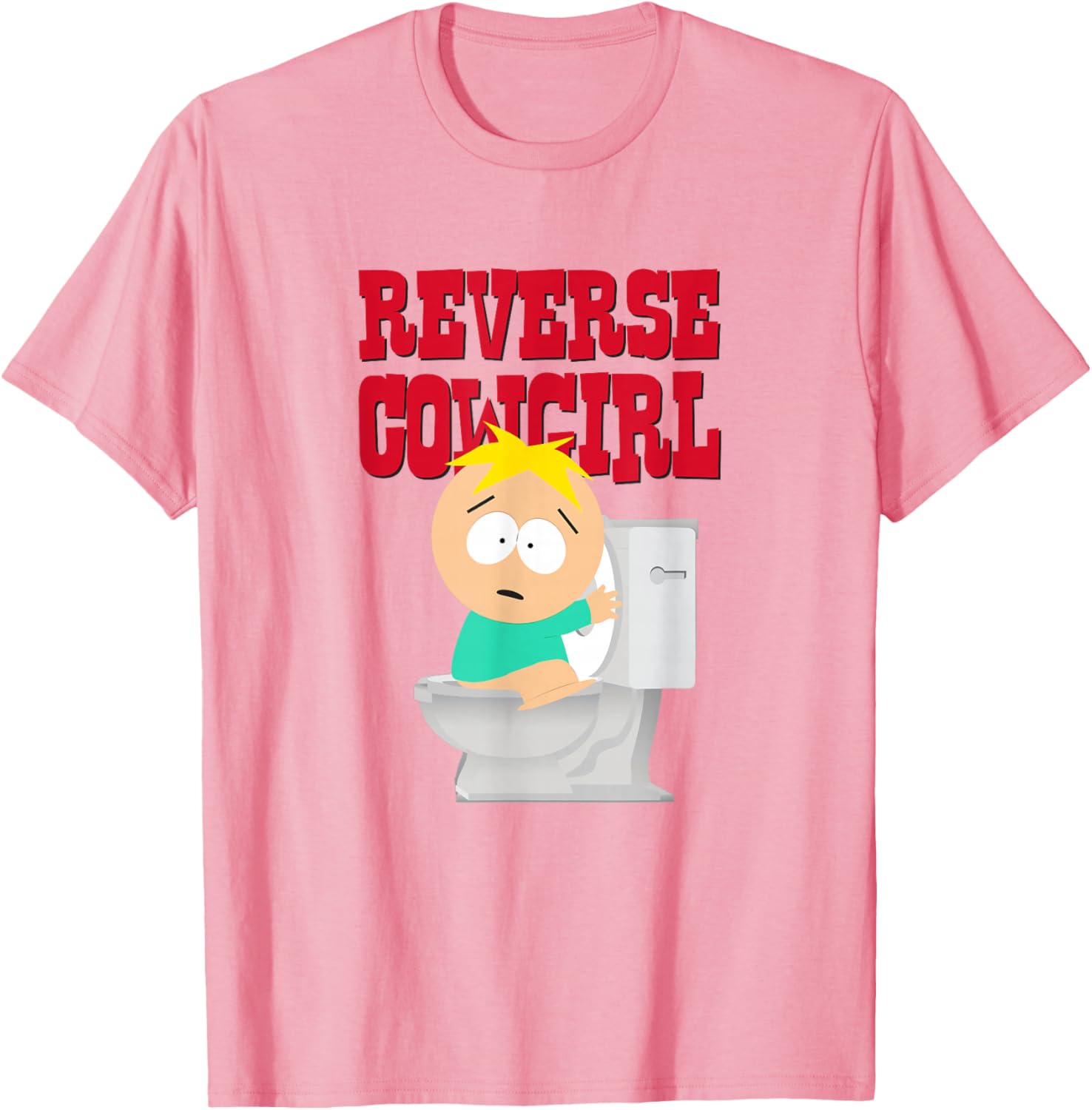 South Park Butters Reverse Cowgirl T-Shirt Fun Graphic Tee for Fans - 10