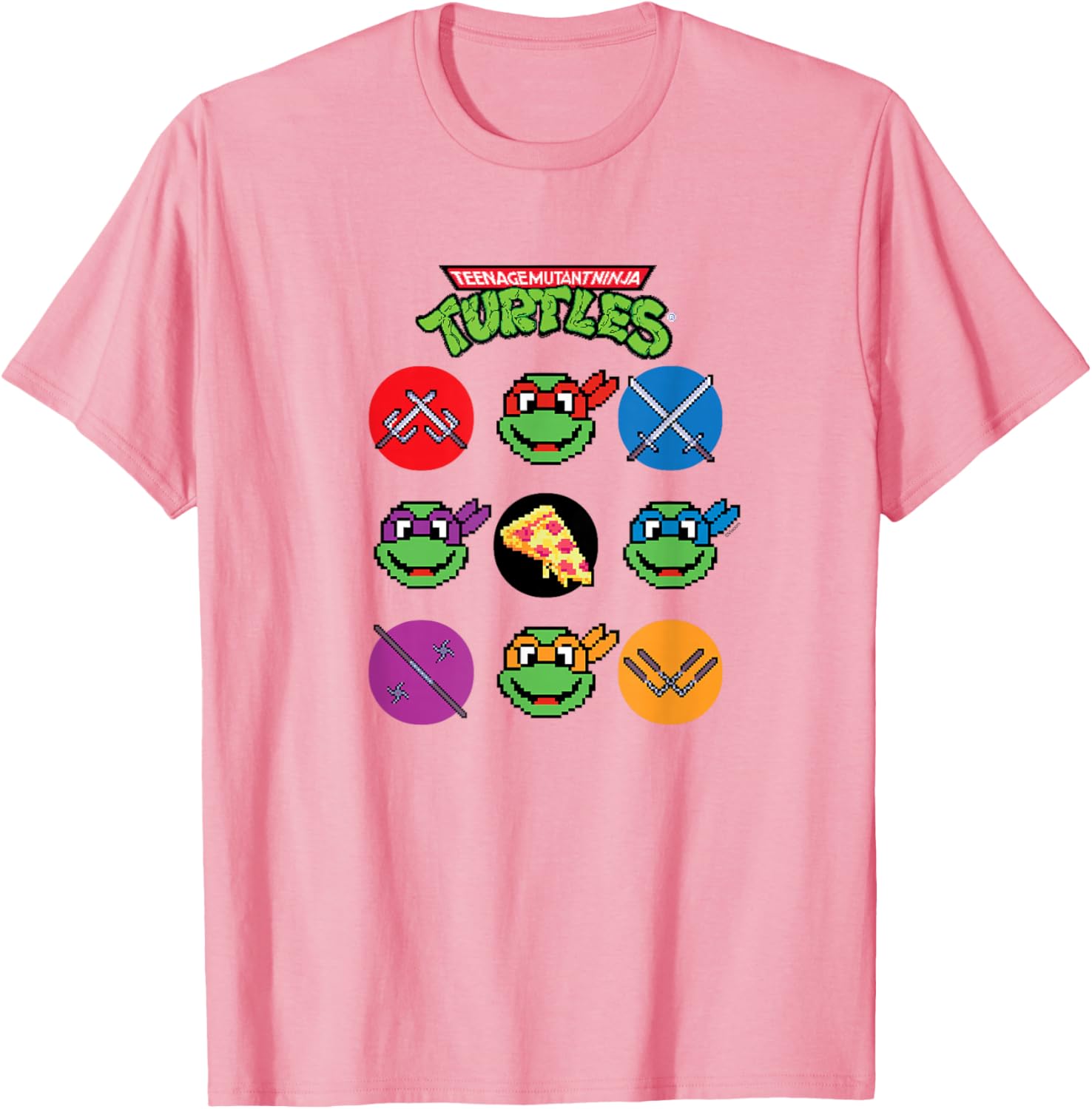 Teenage Mutant Ninja Turtles Grid Tee Stylish Youth Shirt for Fans - 2