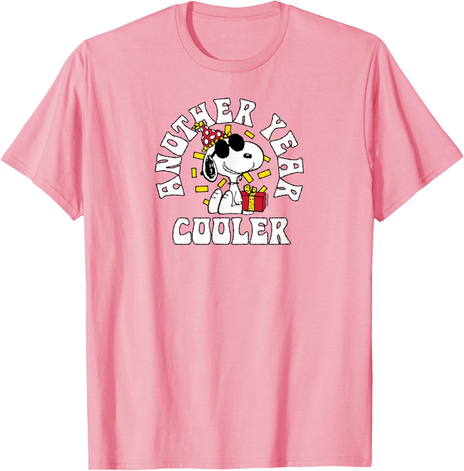 Snoopy Birthday Another Year Cooler T-Shirt for Fun Peanuts Fans - 10