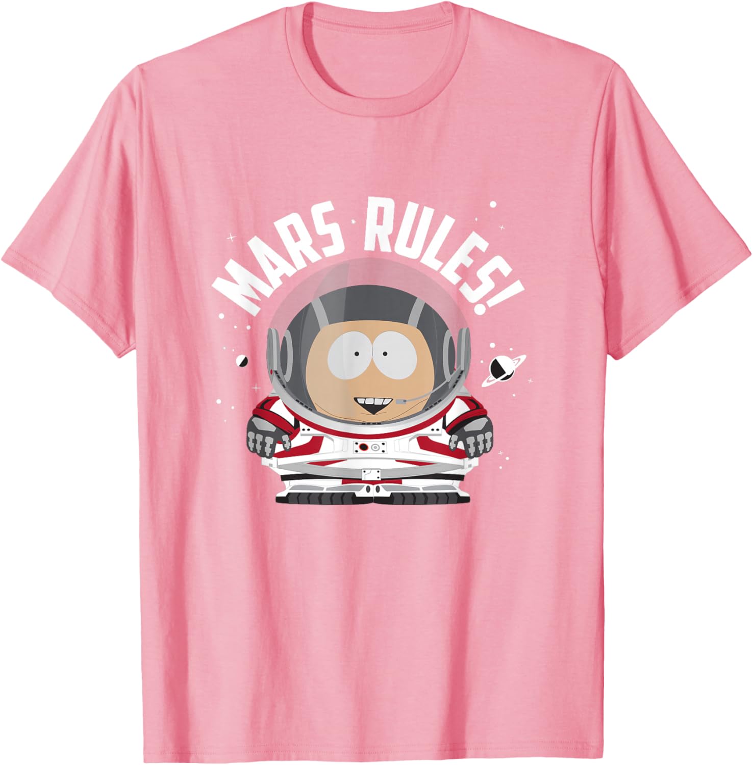 South Park Cartman Astronaut Mars Rules T-Shirt for Fun Casual Wear - 9