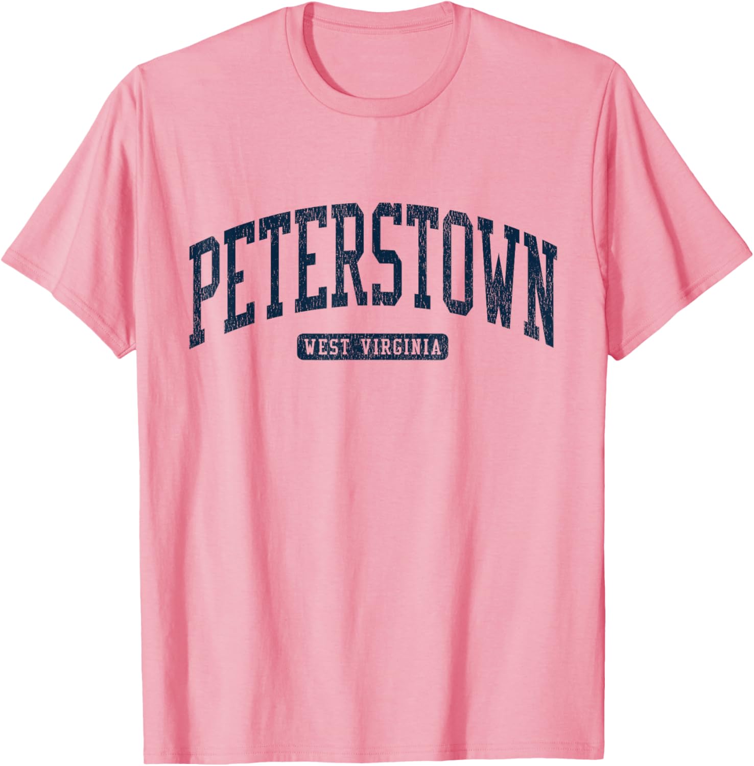 Peterstown WV College University Blue T-Shirt for Students and Alumni - 4