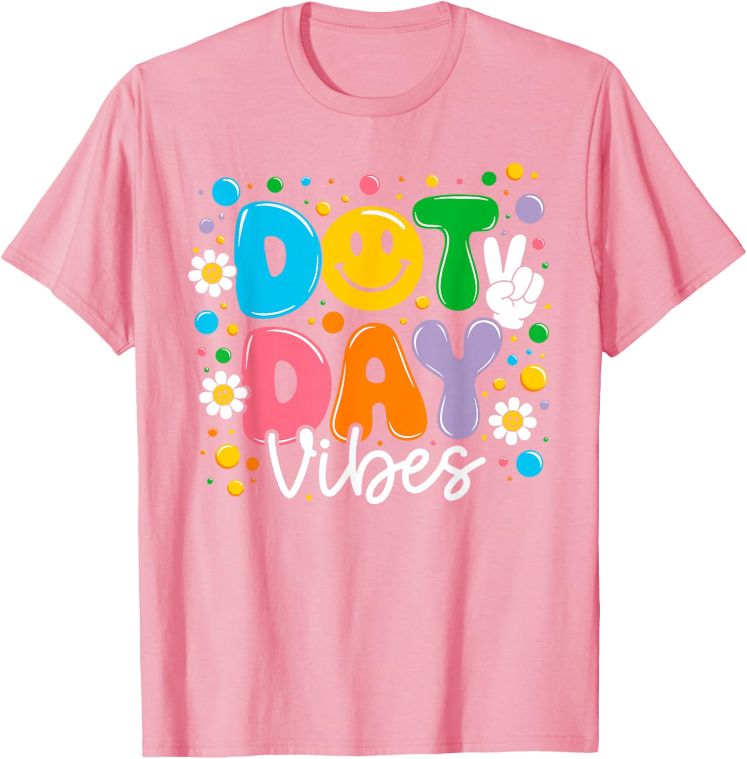 Happy Dot Day 2025 Colorful Polka Dot T-Shirt for Kids and Teachers - 20