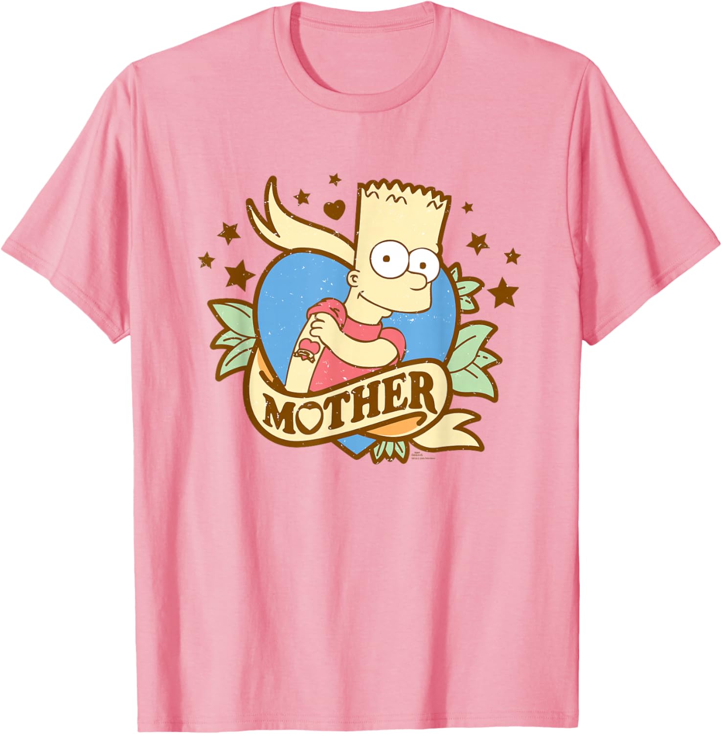 Retro Bart Simpson Mother's Day T-Shirt Gift for Moms and Fans - 6
