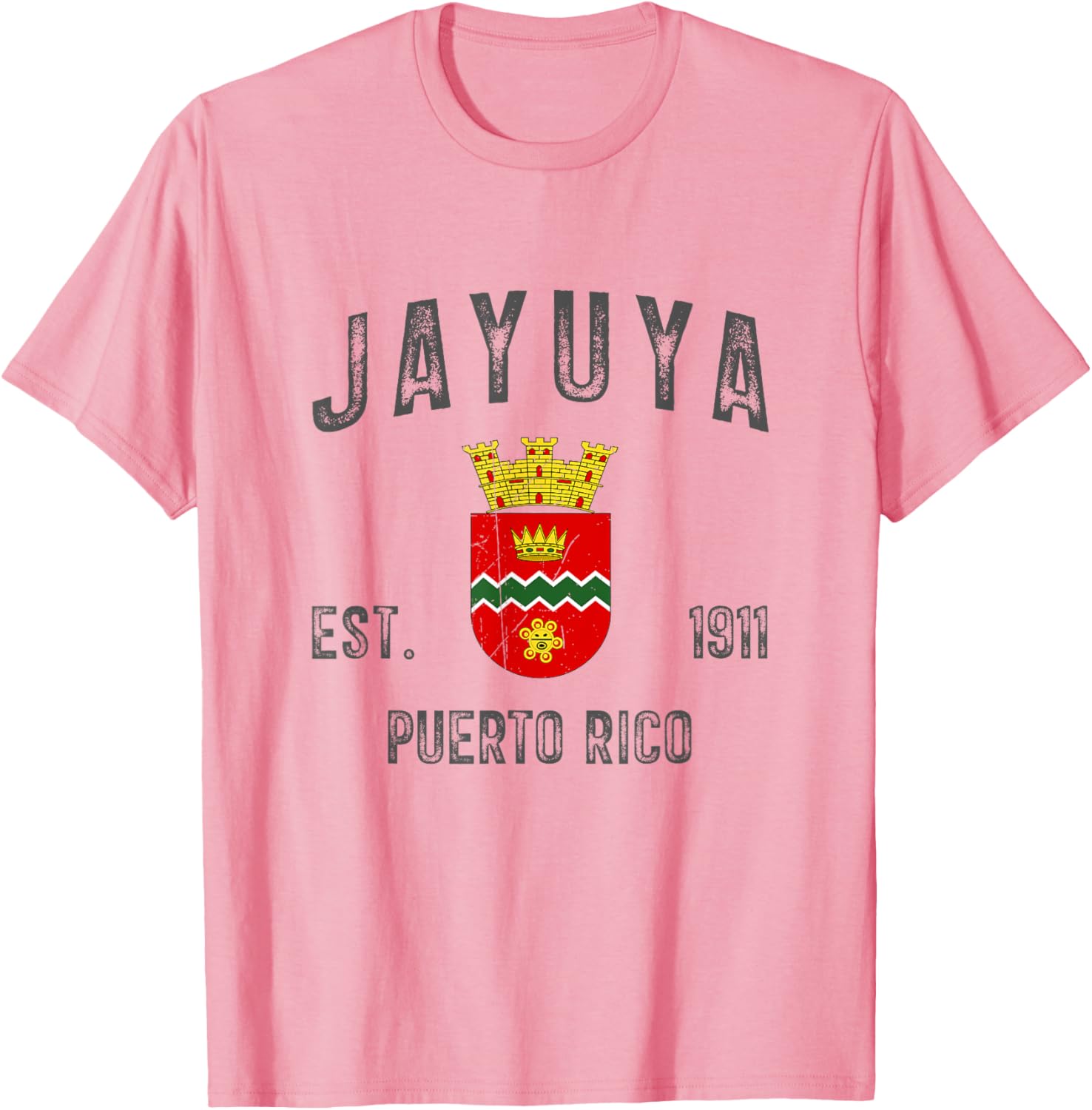 Vintage Jayuya Puerto Rico Flag T-Shirt Established 1911 for Proud Islanders - 4