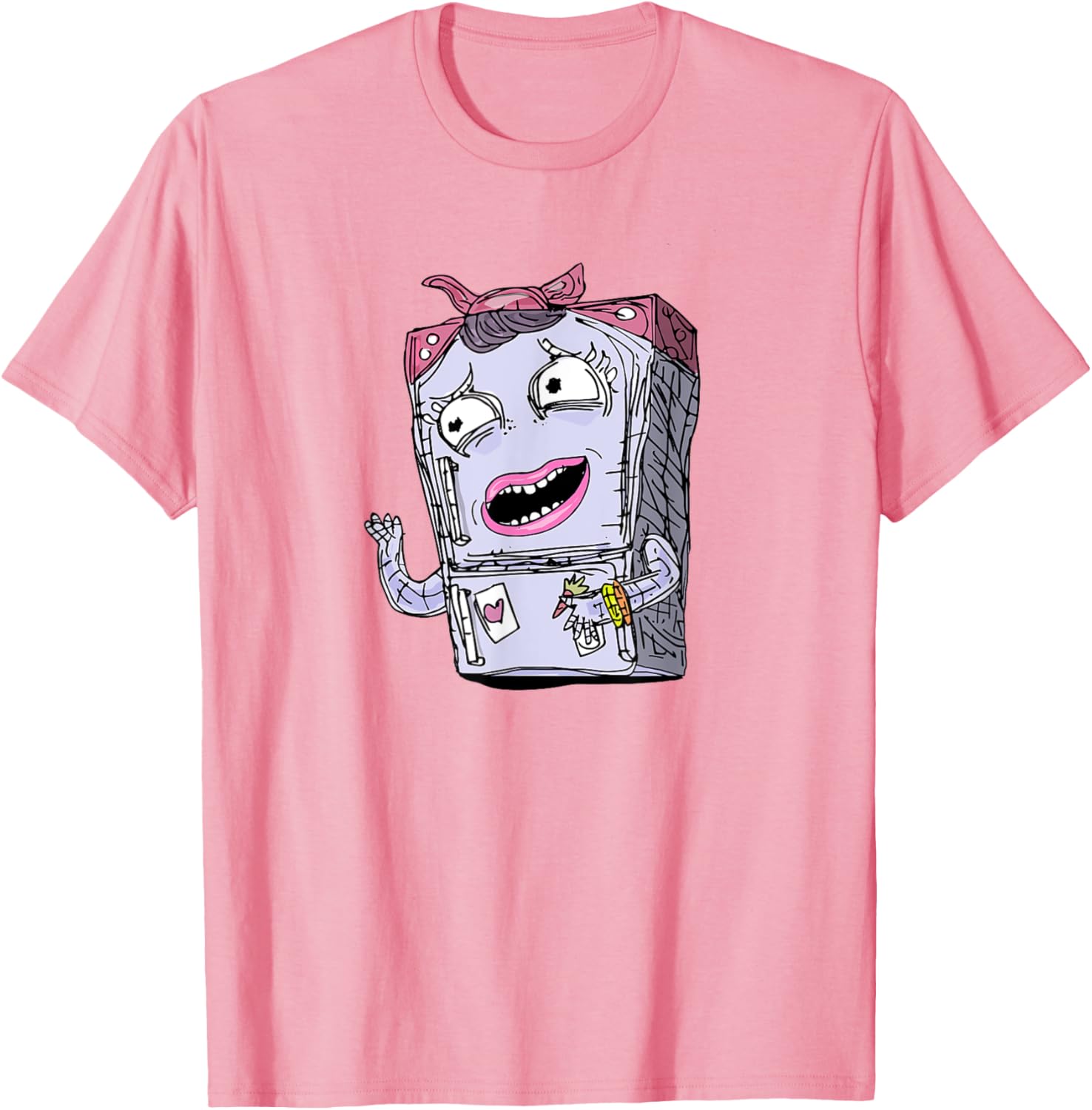 Rick and Morty Mrs. Refrigerator T-Shirt Fun Cartoon Apparel for Fans - 3