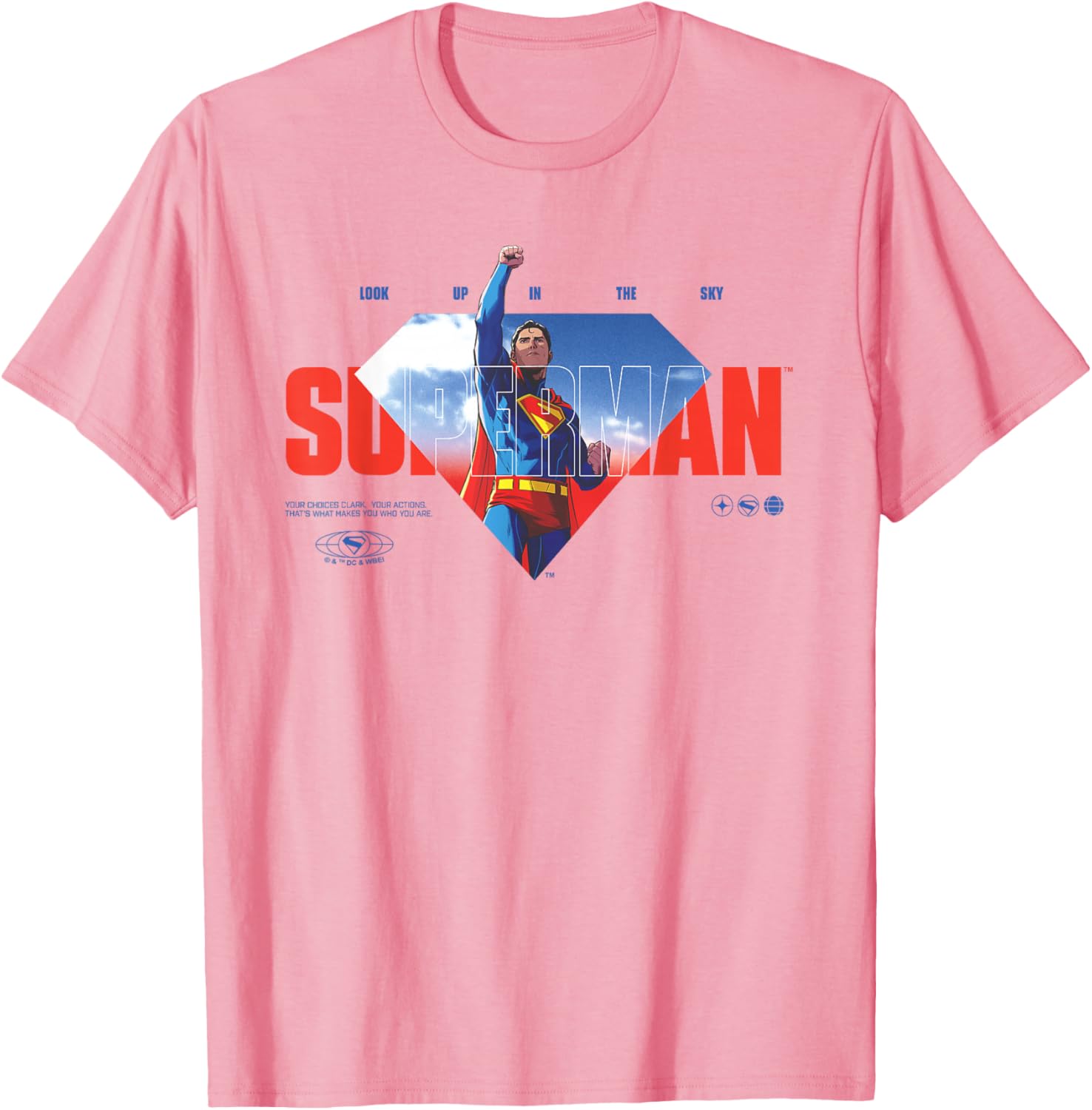 Superman Up In The Sky T-Shirt for Fans - Stylish Apparel for All - 2