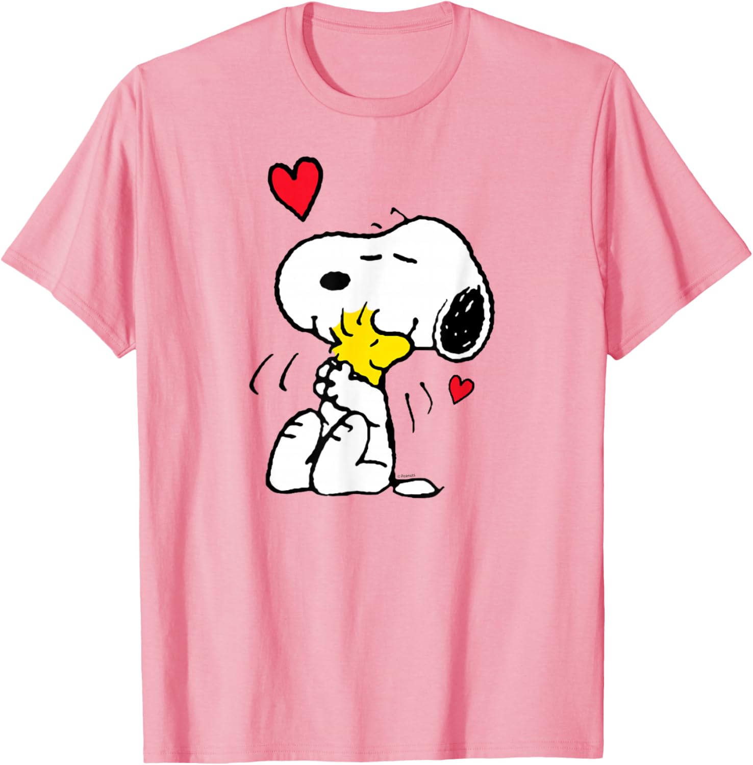Peanuts Valentine Snoopy and Woodstock Cute Love T-Shirt for Kids - 2
