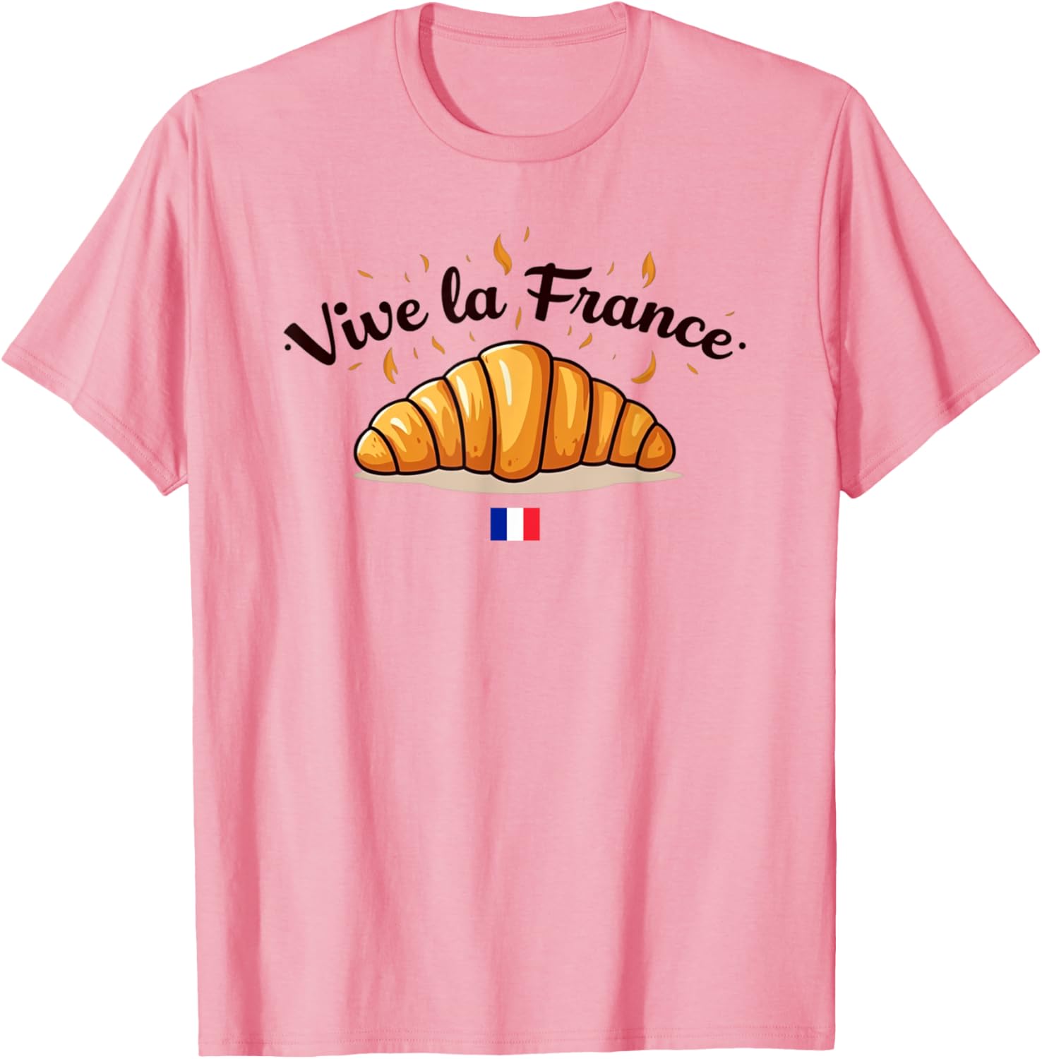 Retro Vintage Eiffel Tower T-Shirt Paris Croissant Design for Lovers - 8