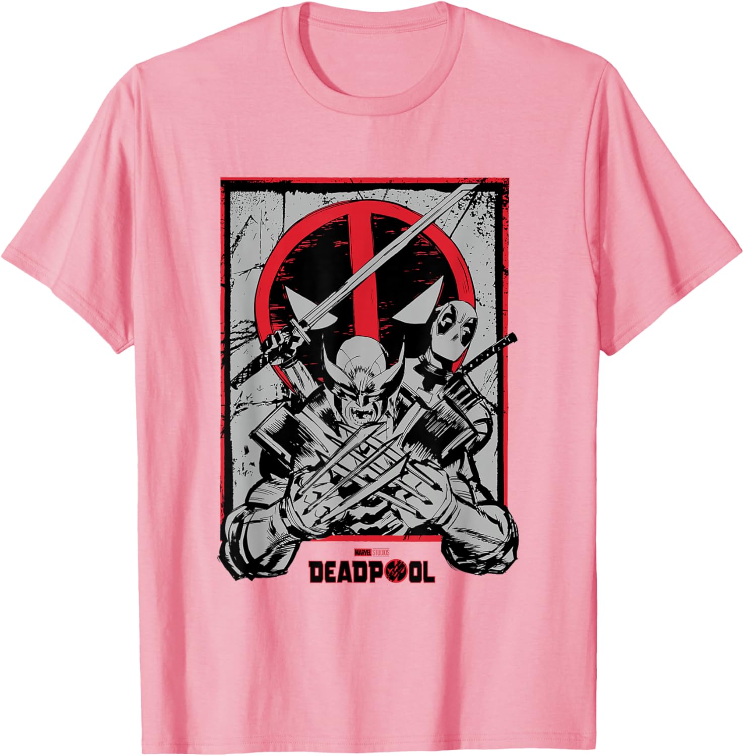 Vintage Deadpool and Wolverine Comic Art T-Shirt for Marvel Fans - 5