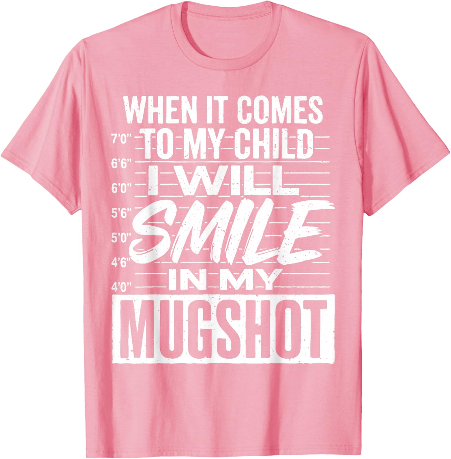 Smile Mugshot T-Shirt for Moms - Funny Parenting Apparel Gift - 4