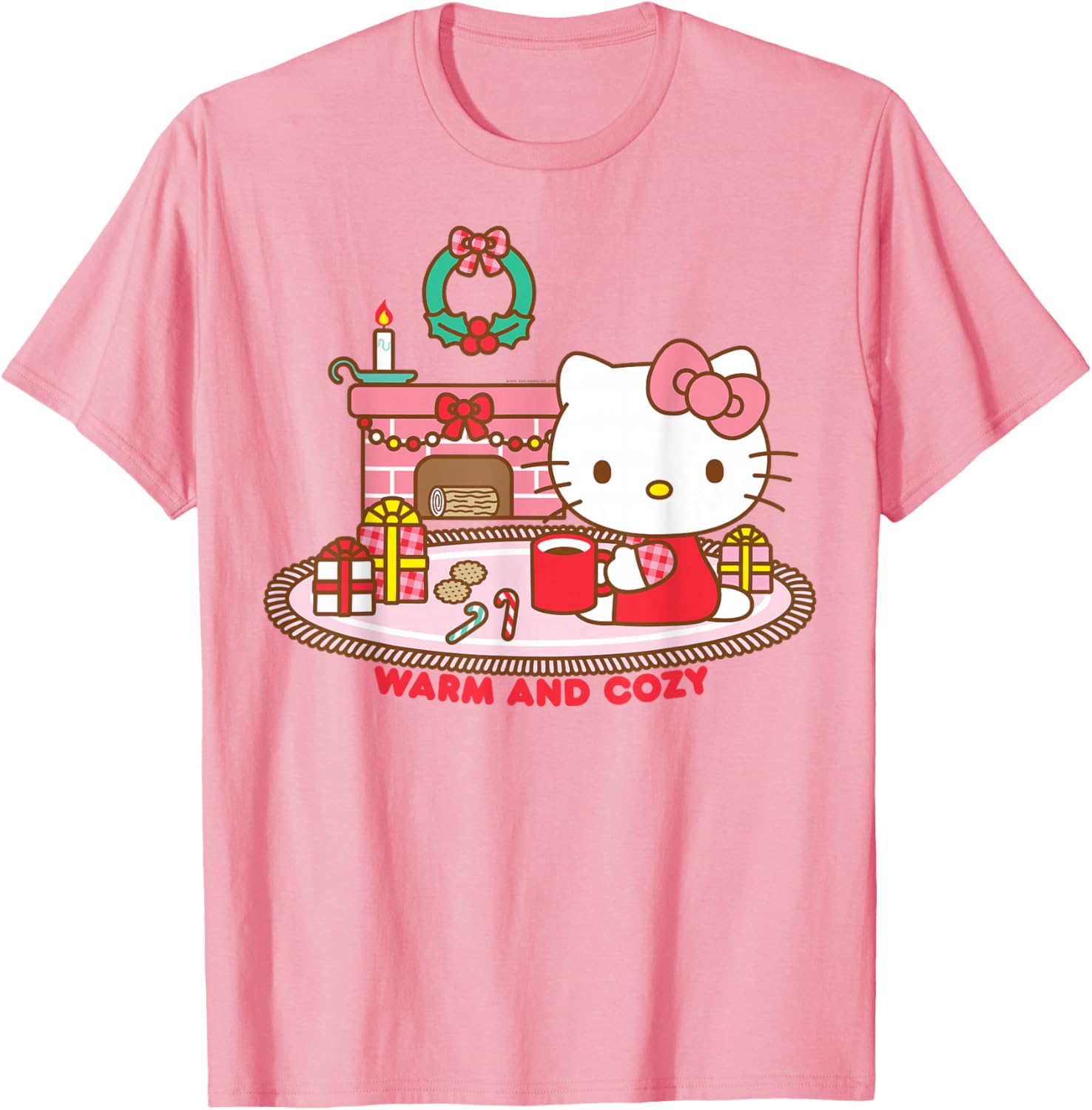 Hello Kitty Cozy Christmas T-Shirt Perfect for Festive Cheer and Comfort - 10