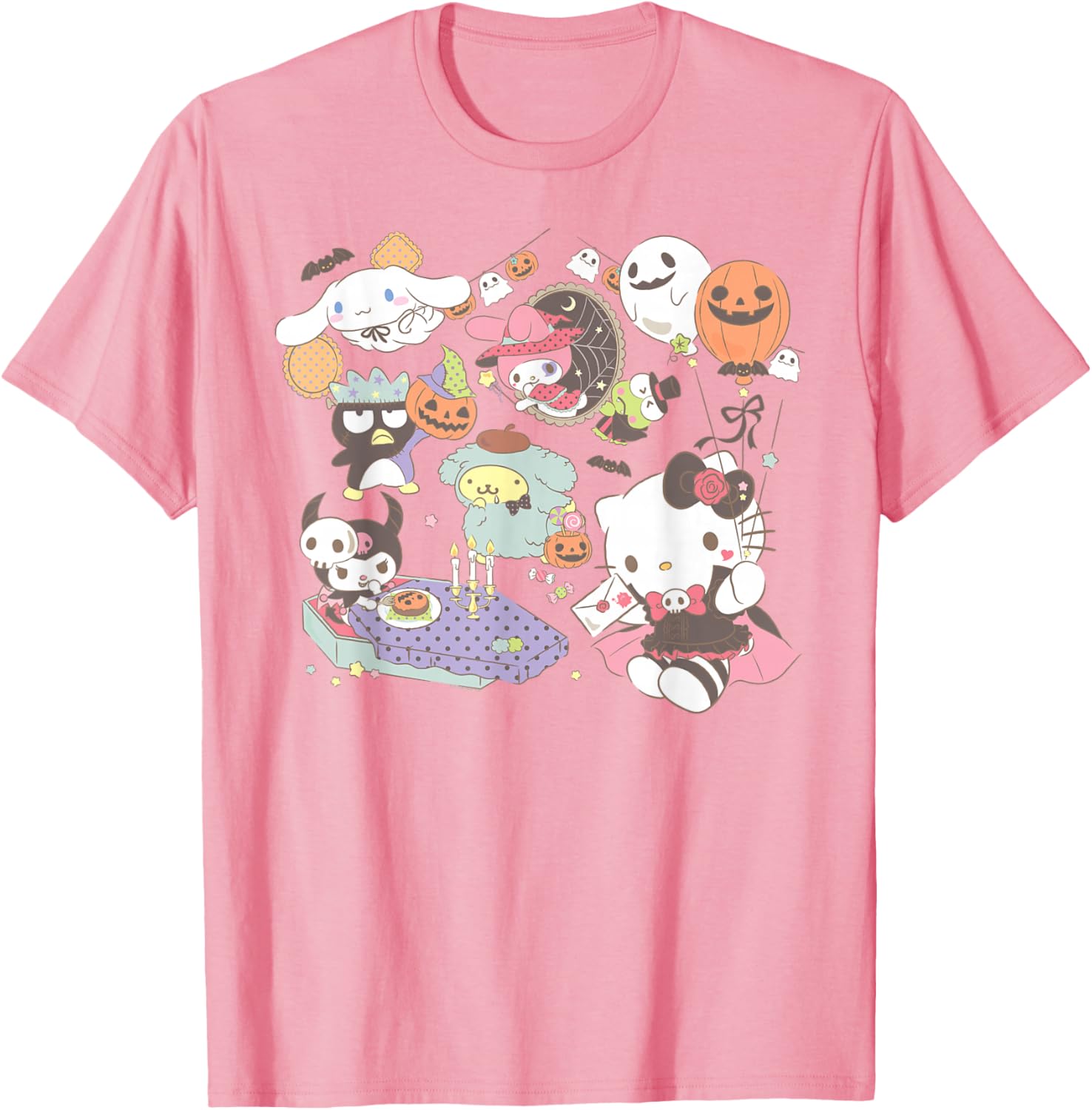 Sanrio Characters Halloween T-Shirt Fun Costume Party Apparel - 5