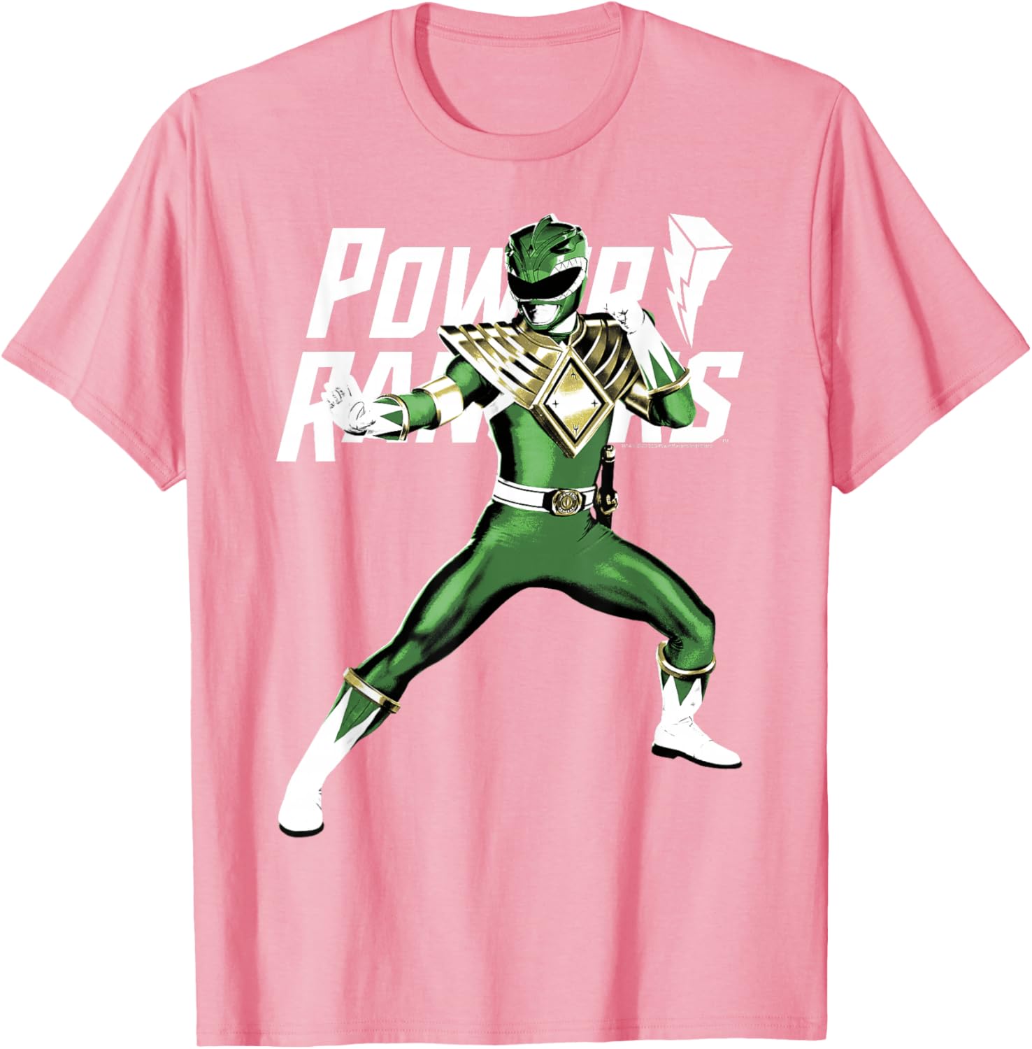 Power Rangers Green Ranger Karate Action Pose T-Shirt for Fans - 2