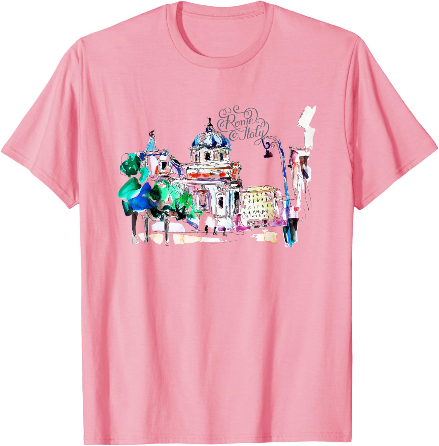 Retro Vintage Rome Italy Souvenir T-Shirt for Travelers and Tourists - 6