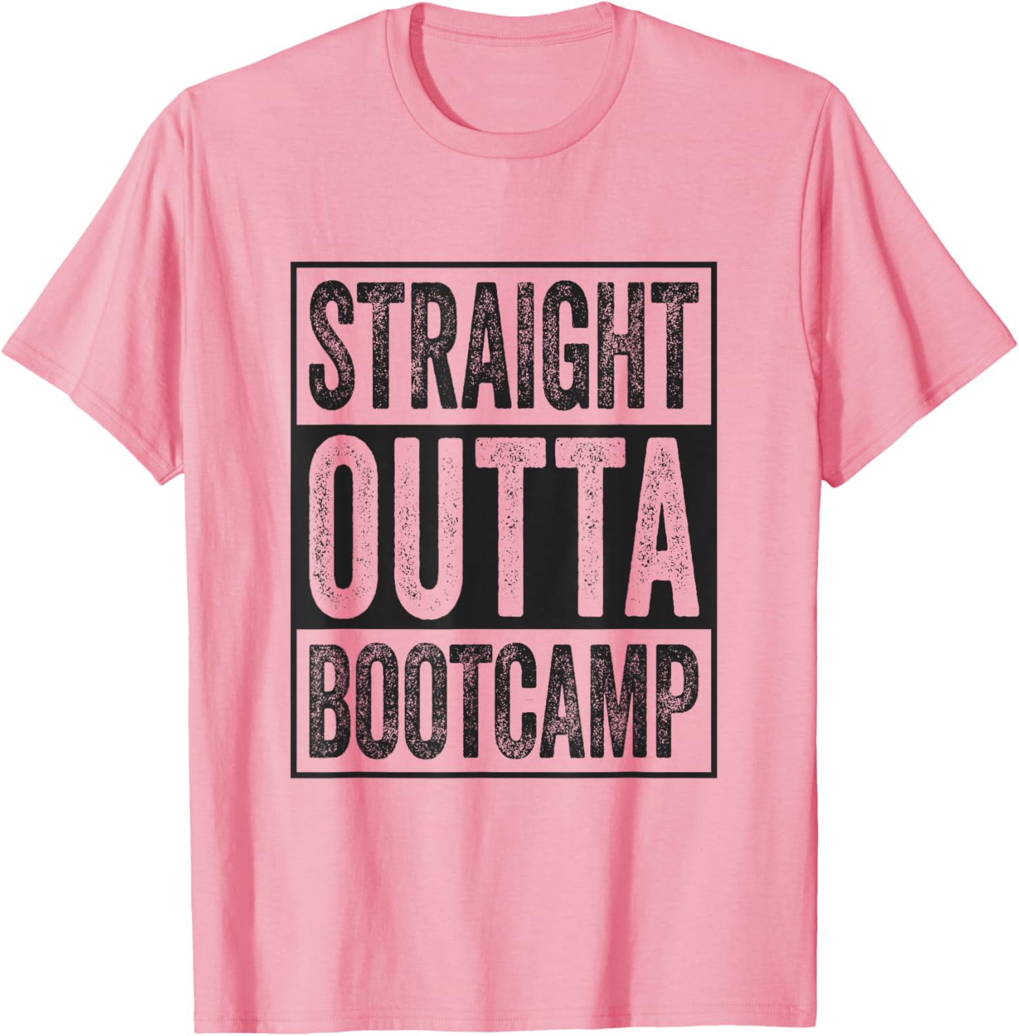 Straight Outta Bootcamp Soldier Basic Training Graduate T-Shirt - 5