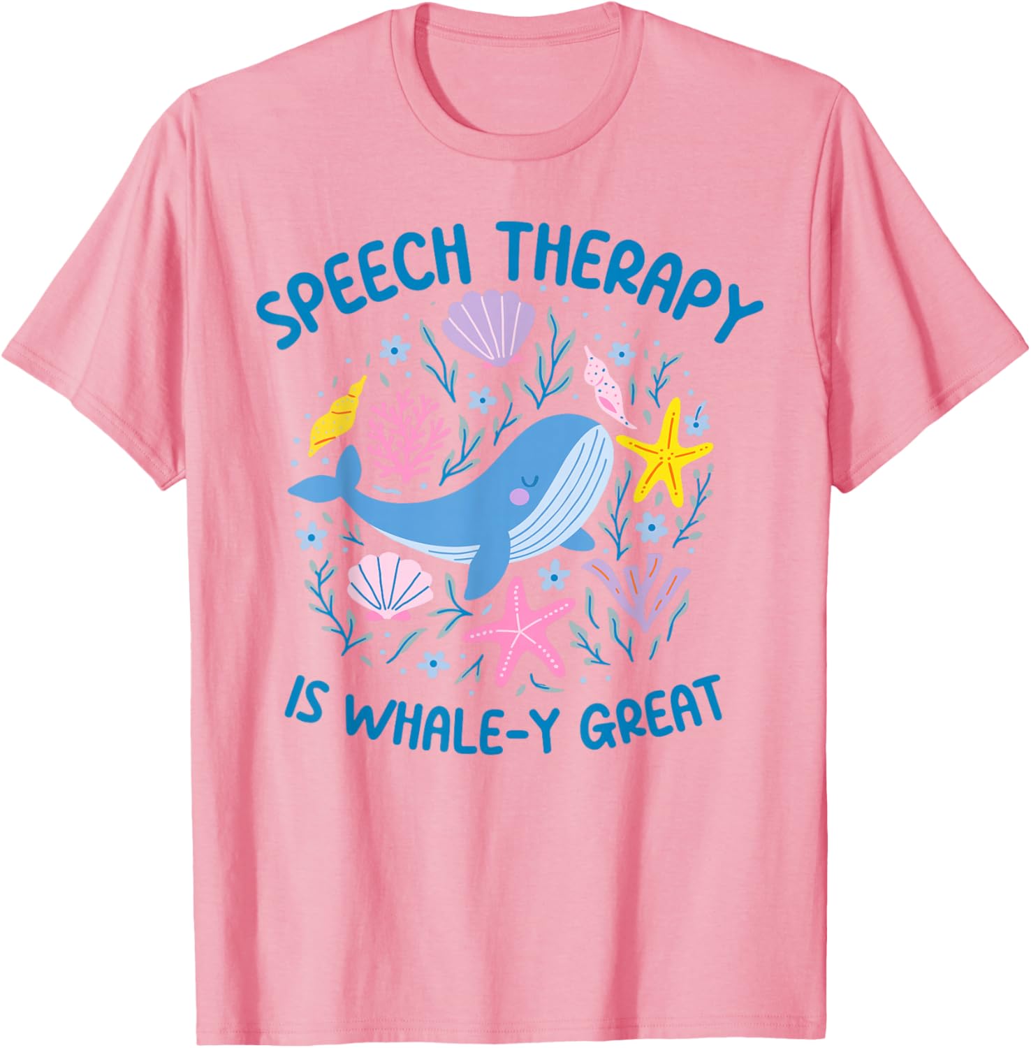 Whale-y Great Speech Therapy SLP T-Shirt for Ocean Animal Lovers - 6
