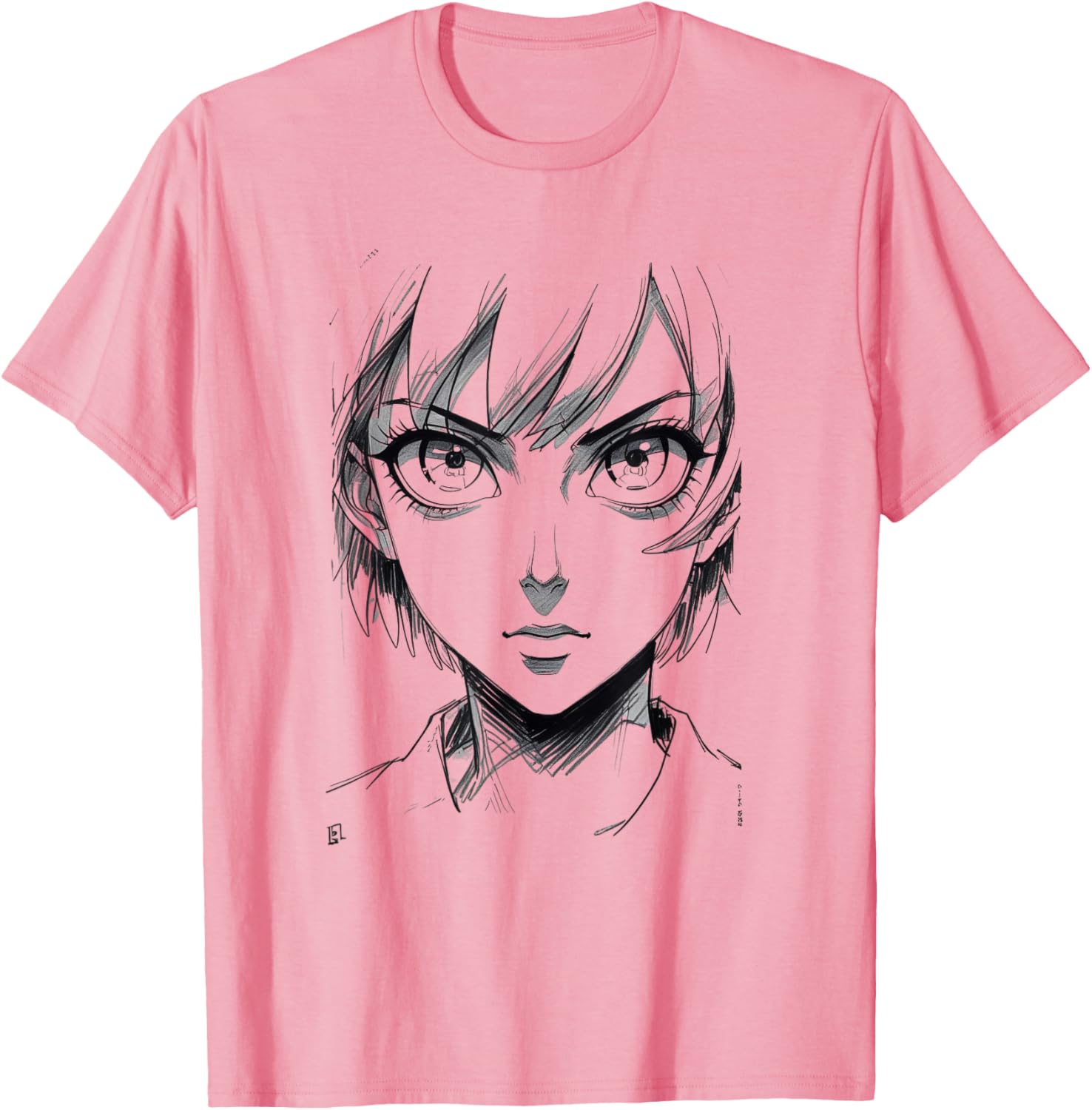 Retro Anime Cyberpunk Face T-Shirt for Unique Style Lovers - 4